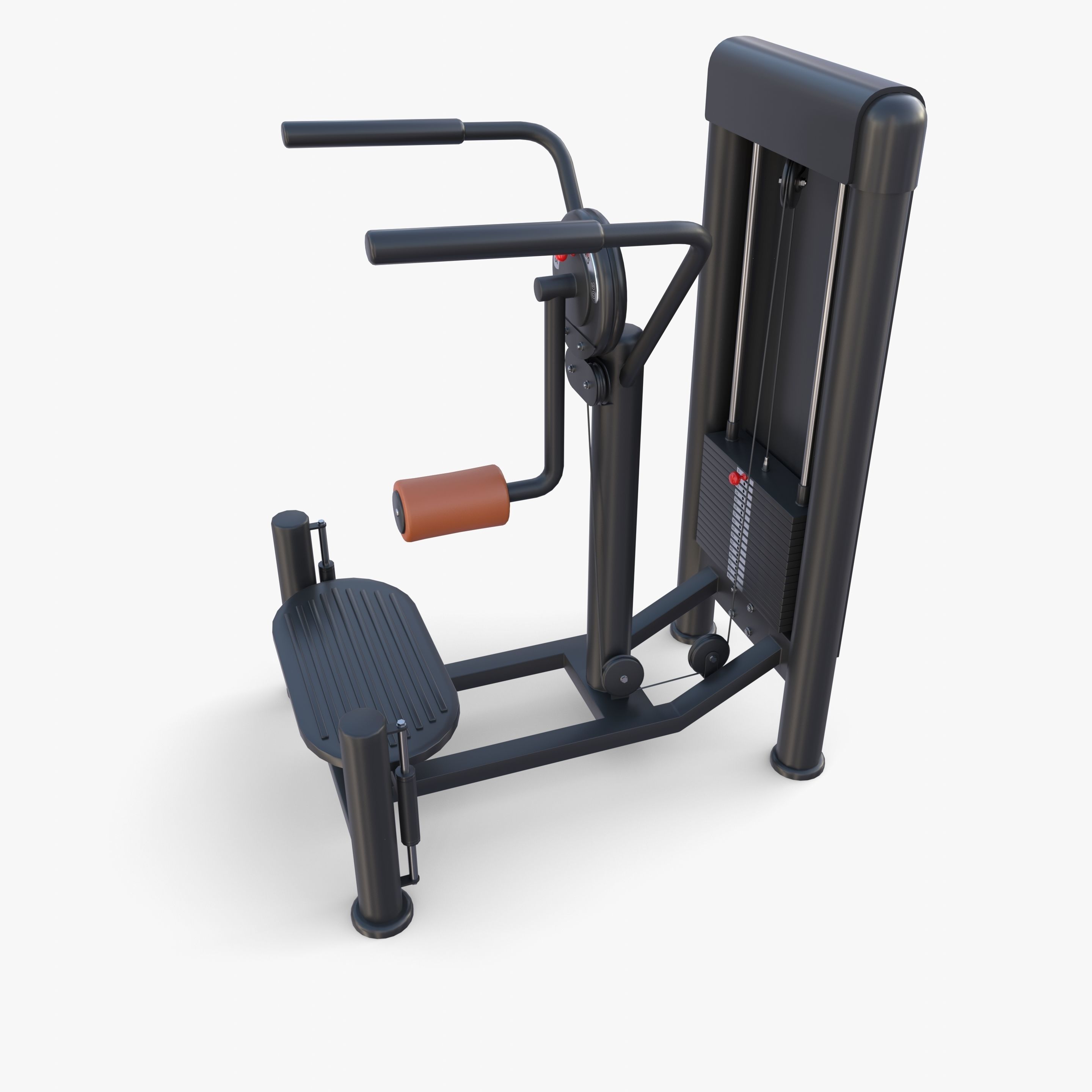 Multi hip machine 3D model_7