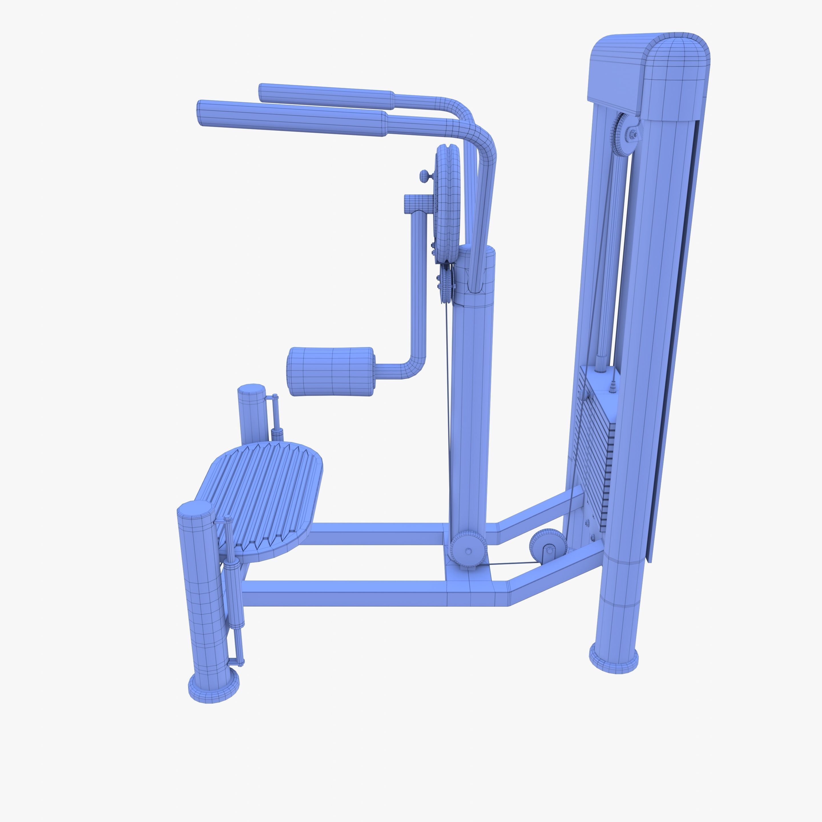 Multi hip machine 3D model_12