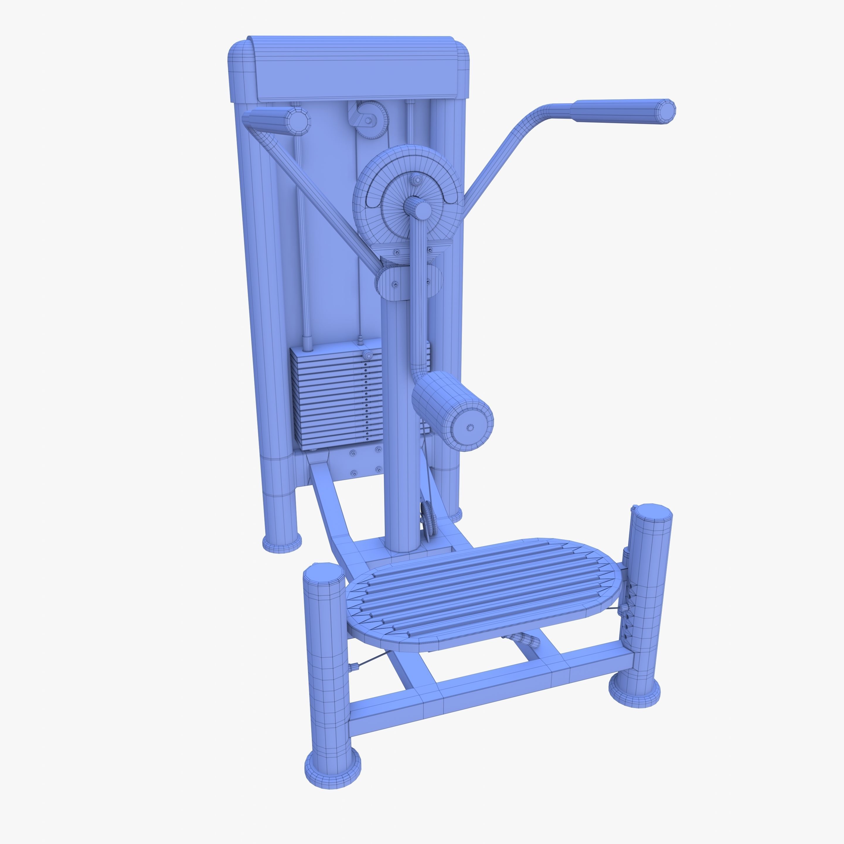 Multi hip machine 3D model_16