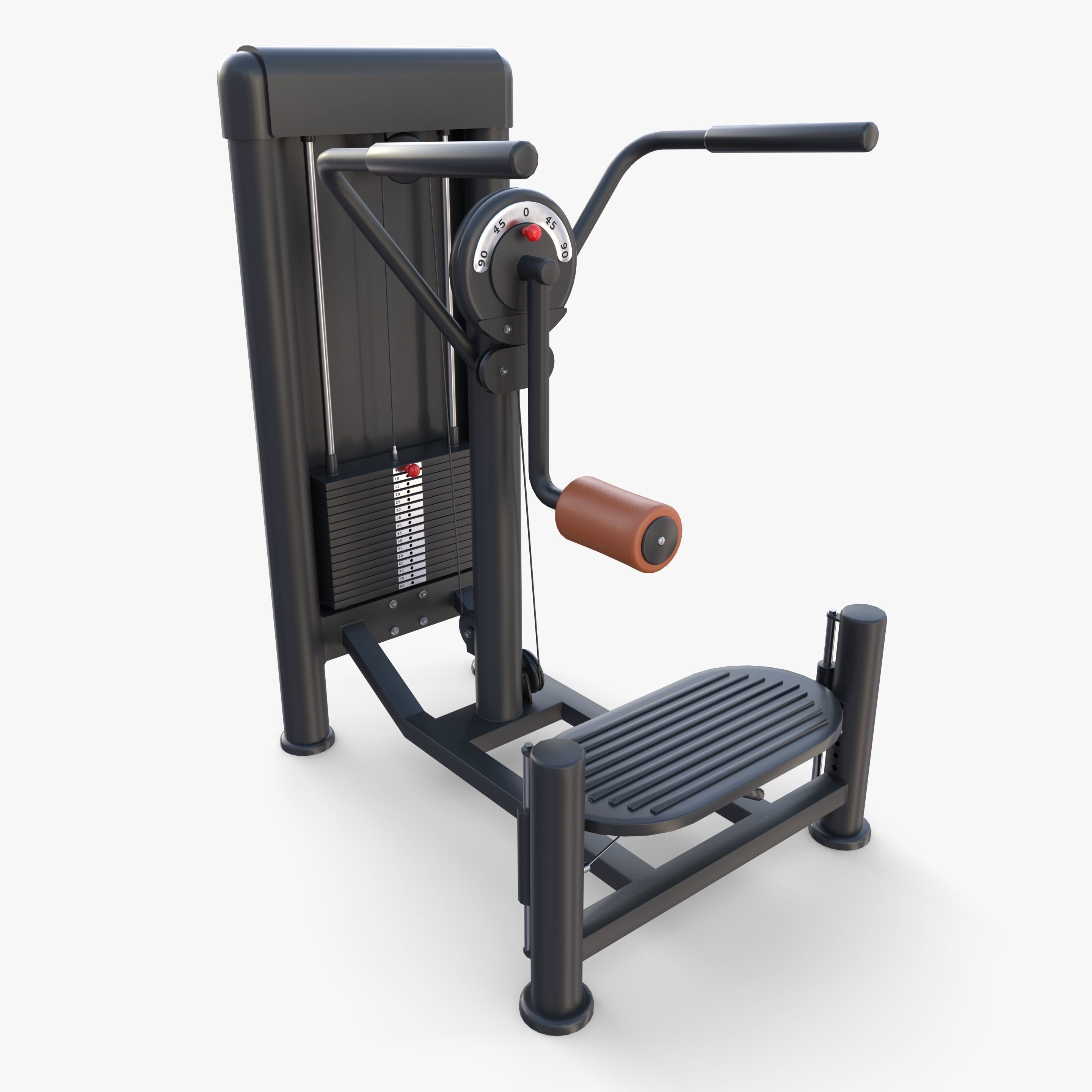 Multi hip machine 3D model_5