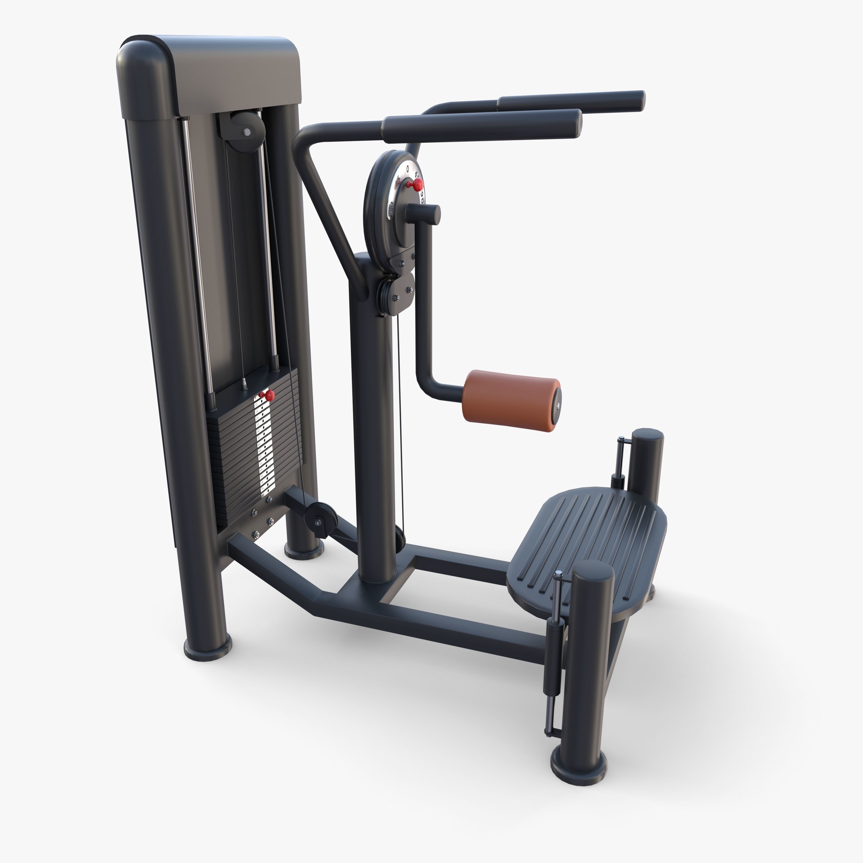 Multi hip machine 3D model_4