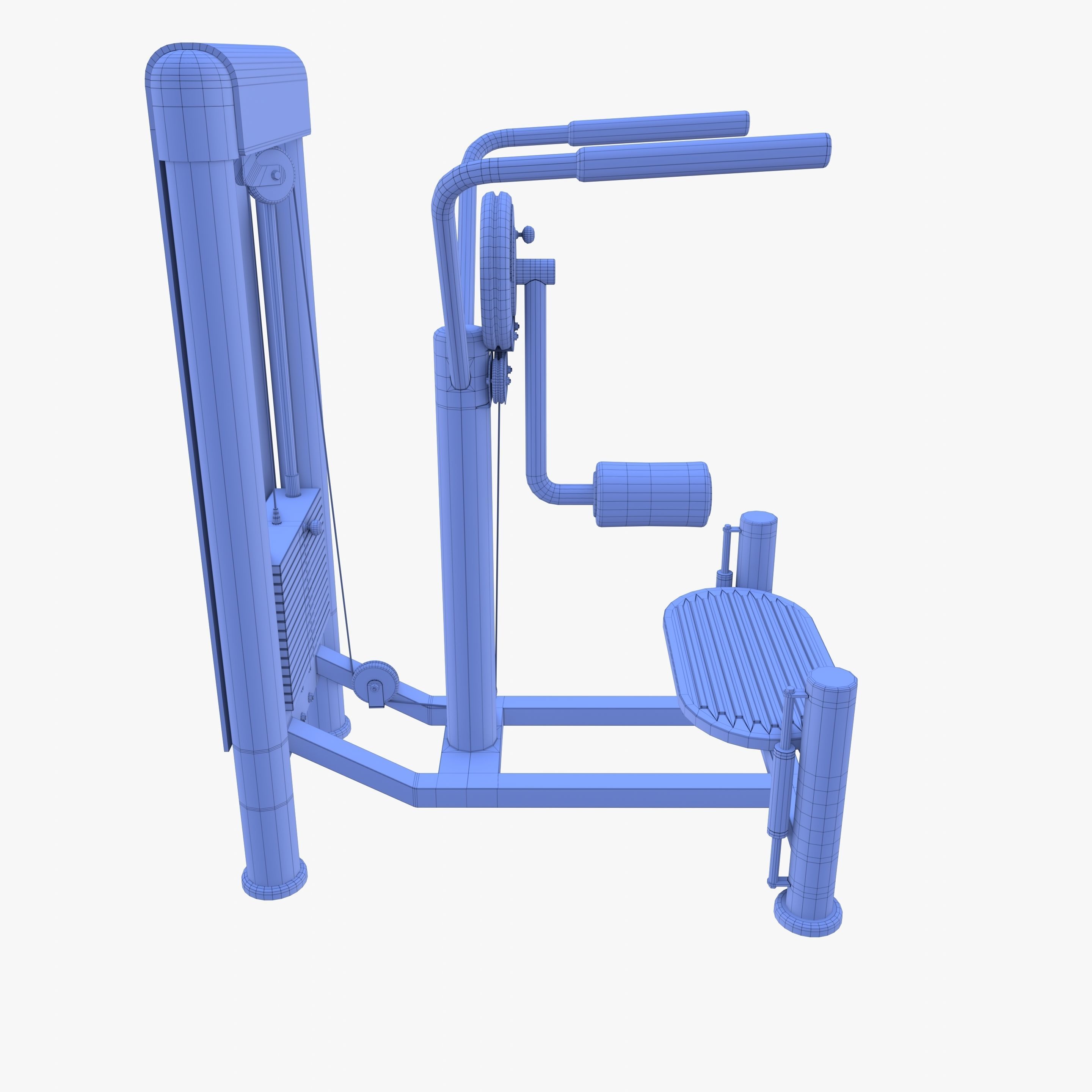 Multi hip machine 3D model_14