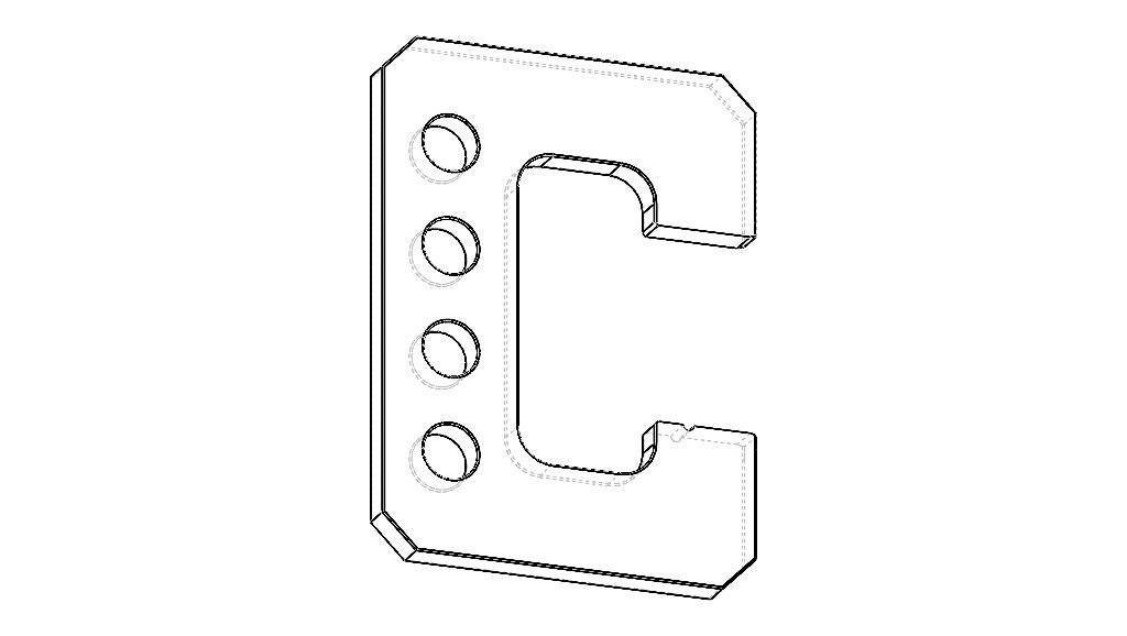 Limit Snap Gauge Set for Measuring Range 3 to 188 mm Low-poly 3D model_65