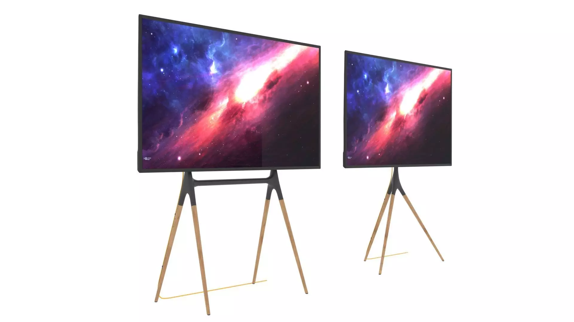 Kanva Quad and Tripod TV Stand - Prism Plus 3D model_0