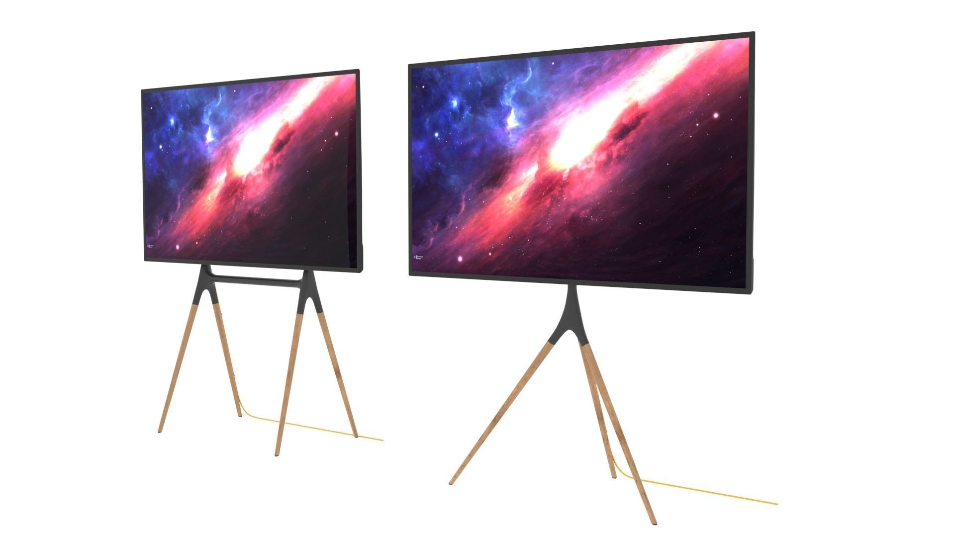 Kanva Quad and Tripod TV Stand - Prism Plus 3D model_1