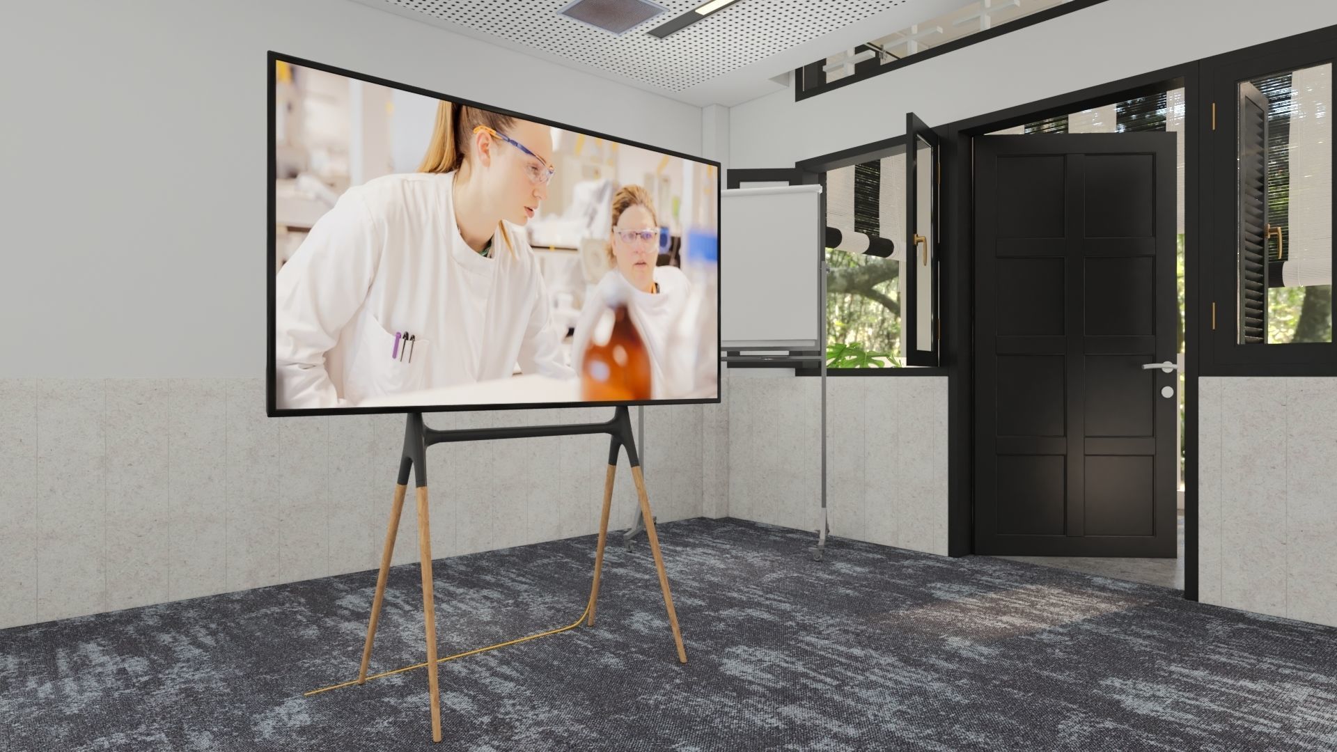 Kanva Quad and Tripod TV Stand - Prism Plus 3D model_2