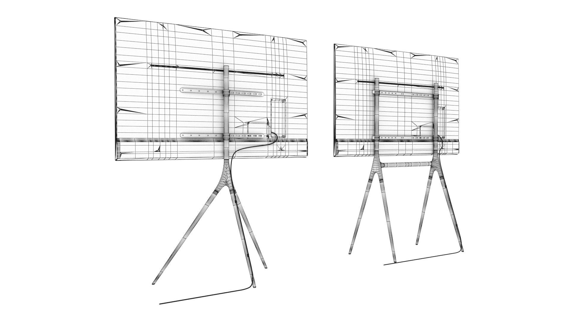 Kanva Quad and Tripod TV Stand - Prism Plus 3D model_15