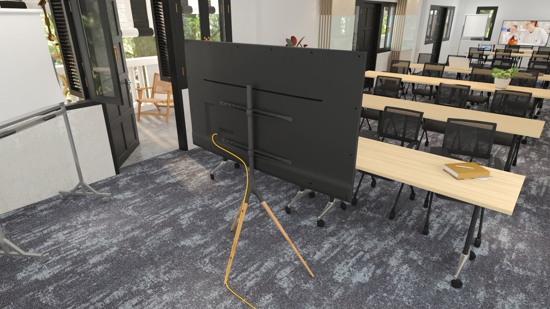 Kanva Quad and Tripod TV Stand - Prism Plus 3D model_4