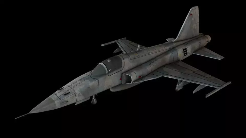 Northrop F-5E tiger 2 Low-poly 3D model