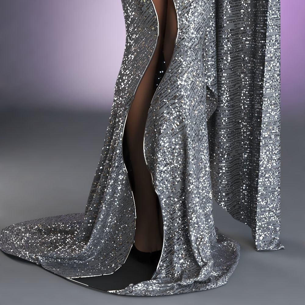 Seven PBR sequin texture 4K  and work on all 3D Software Texture_12