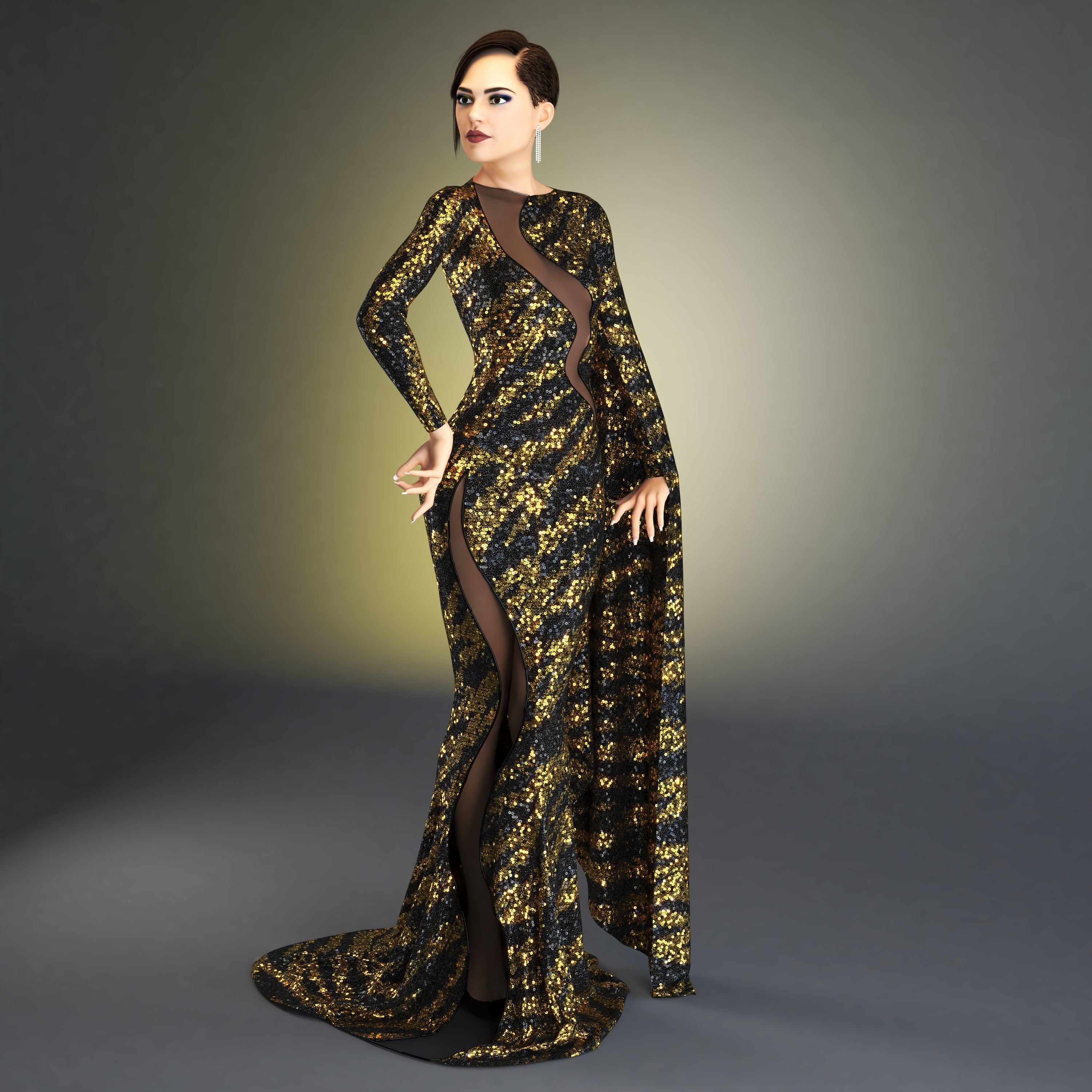 Seven PBR sequin texture 4K  and work on all 3D Software Texture_21