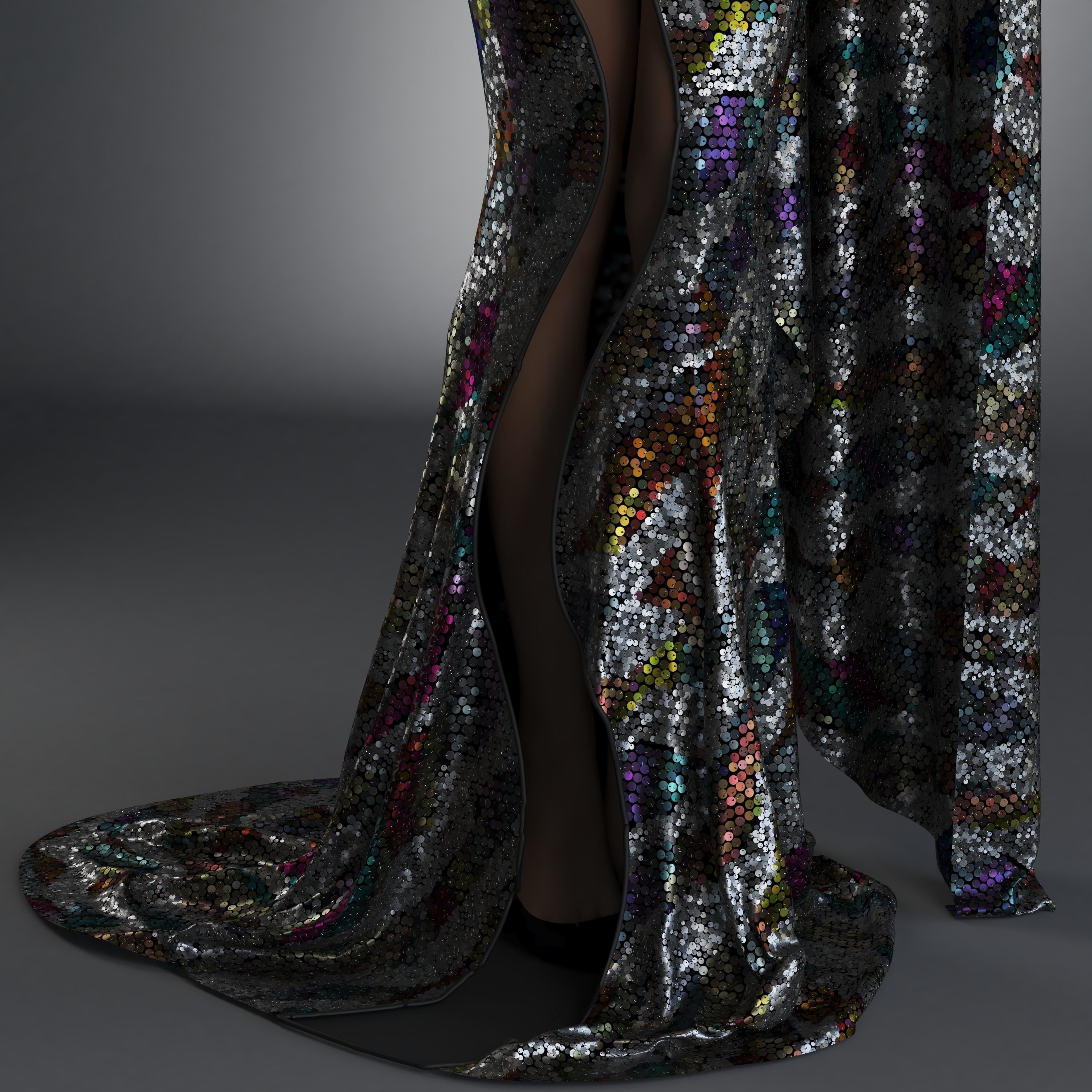 Seven PBR sequin texture 4K  and work on all 3D Software Texture_18