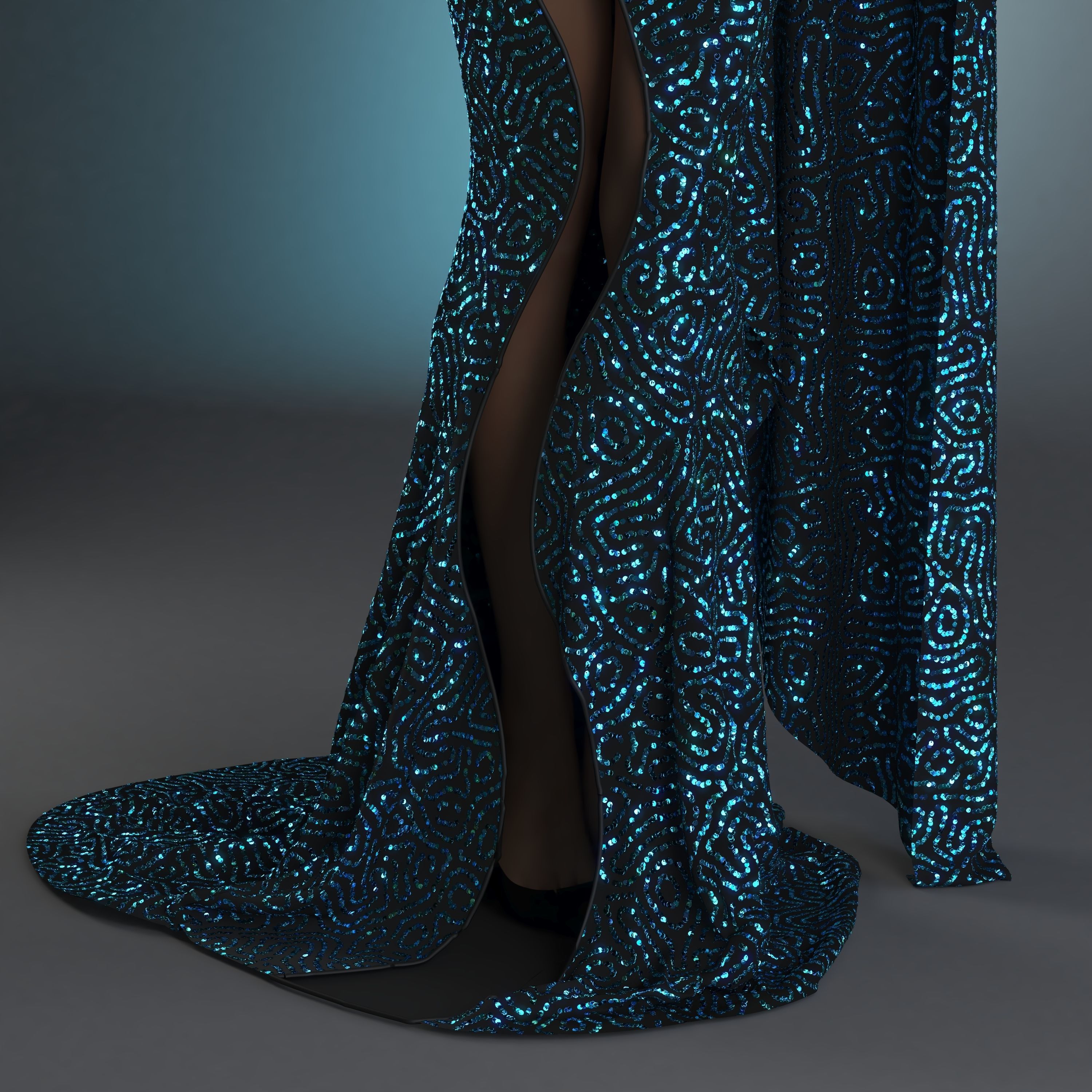 Seven PBR sequin texture 4K  and work on all 3D Software Texture_33