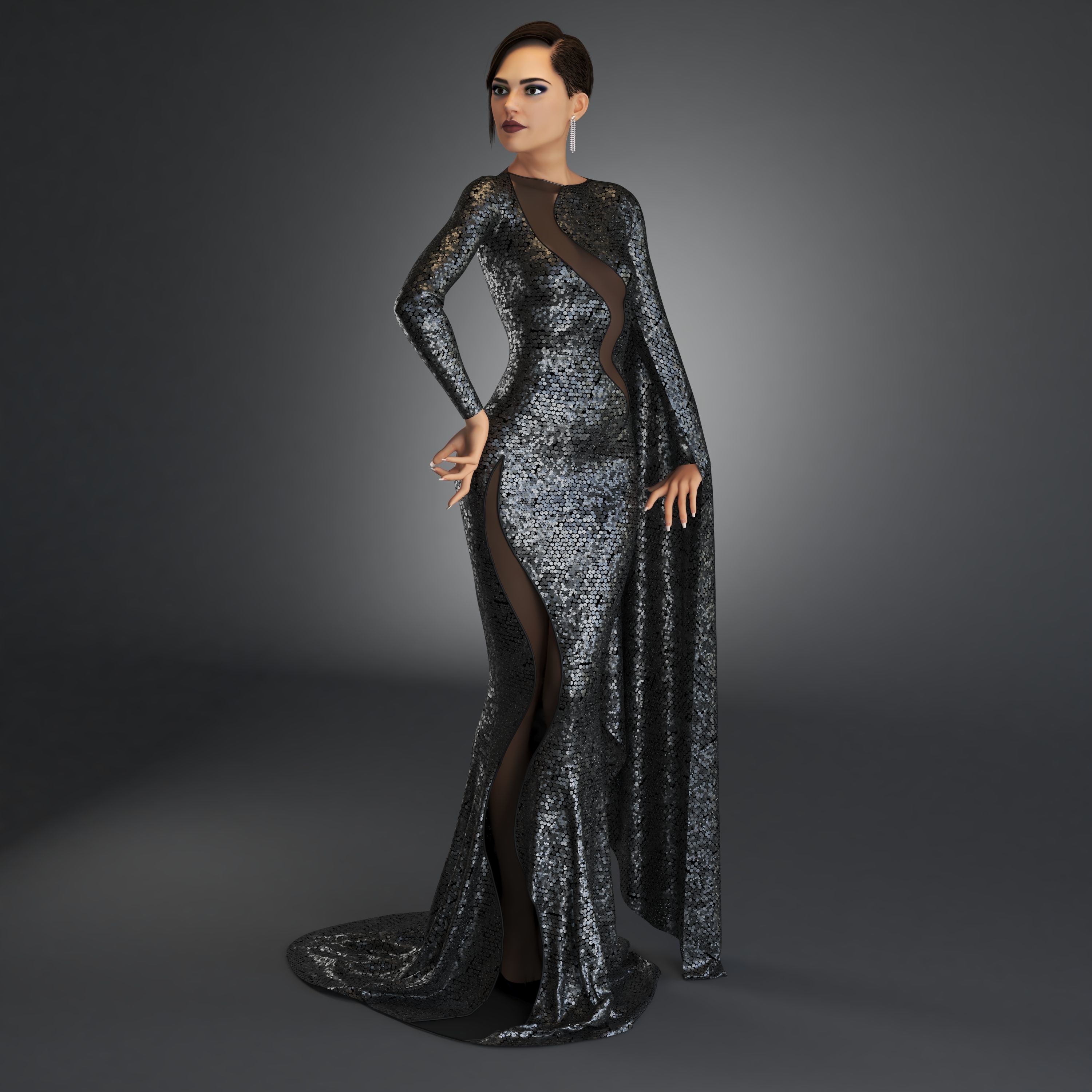 Seven PBR sequin texture 4K  and work on all 3D Software Texture_22