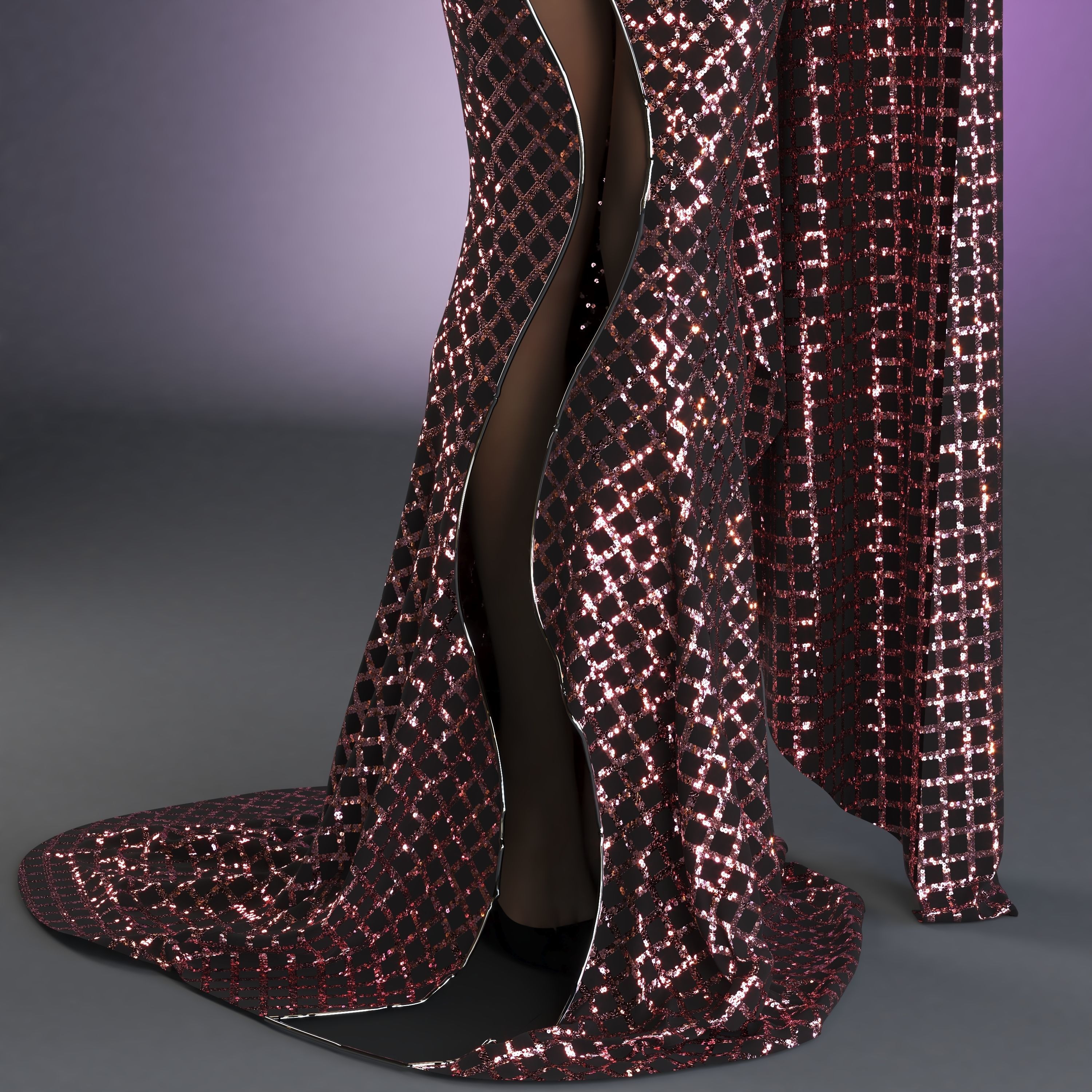 Seven PBR sequin texture 4K  and work on all 3D Software Texture_20