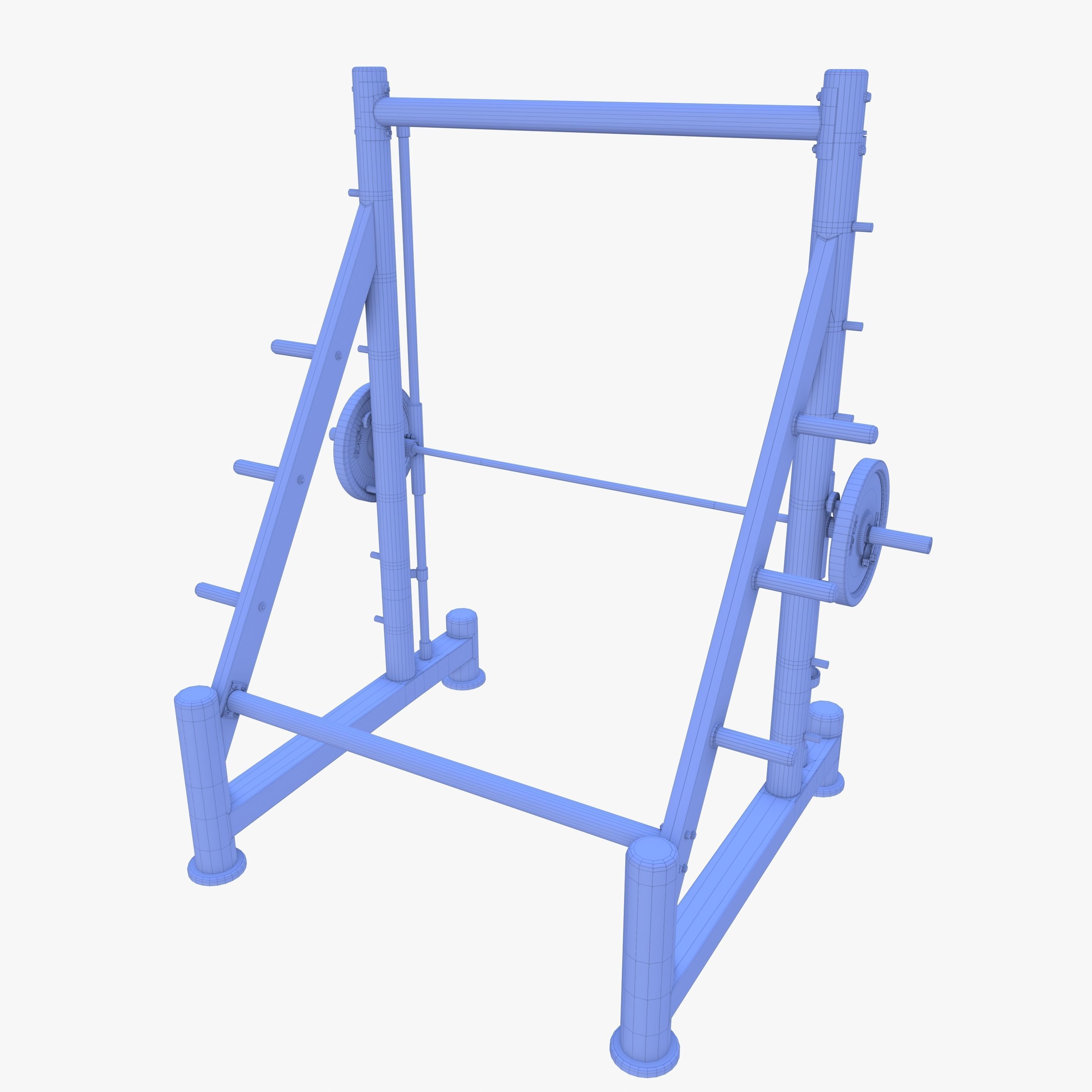 Smith machine 3D model_13