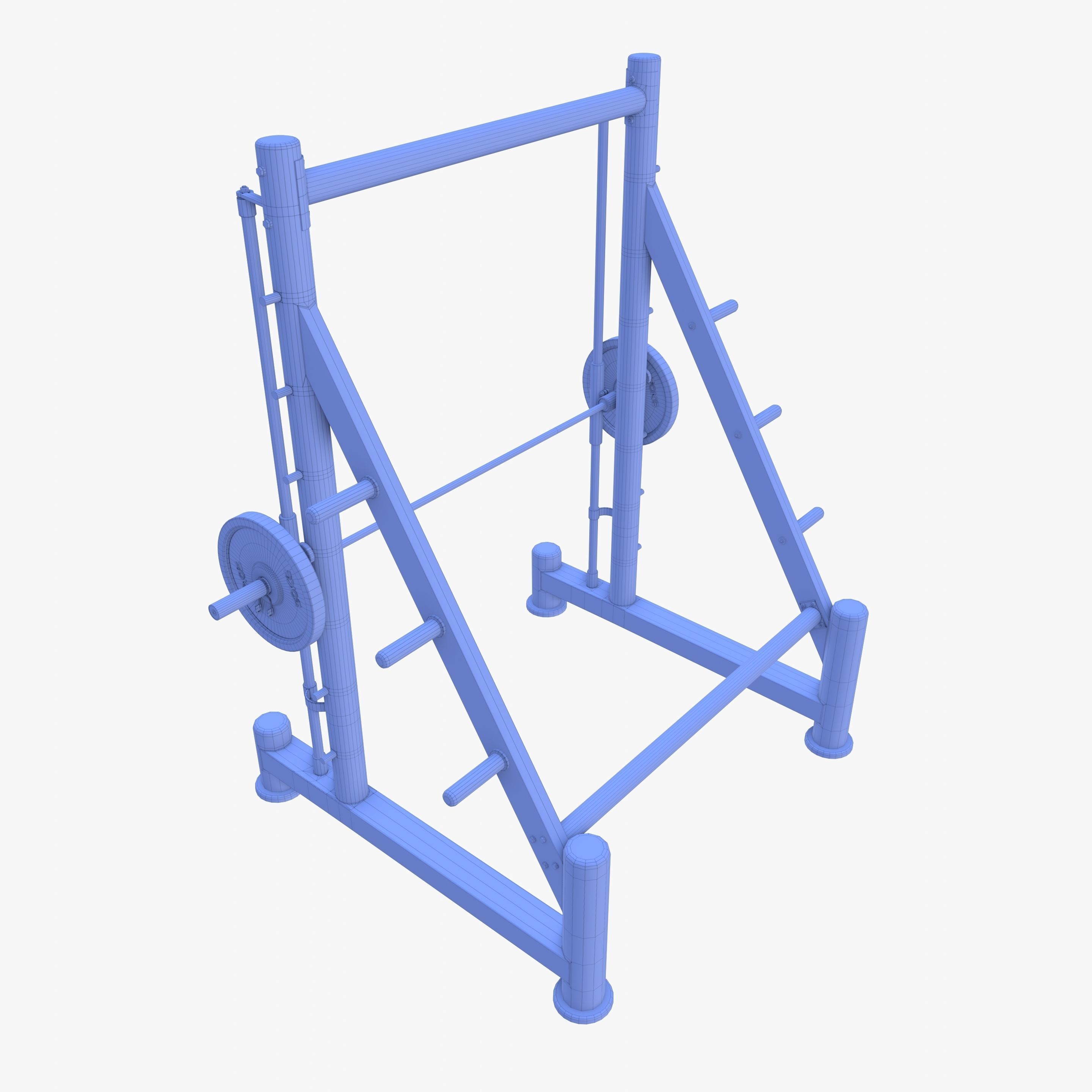 Smith machine 3D model_15