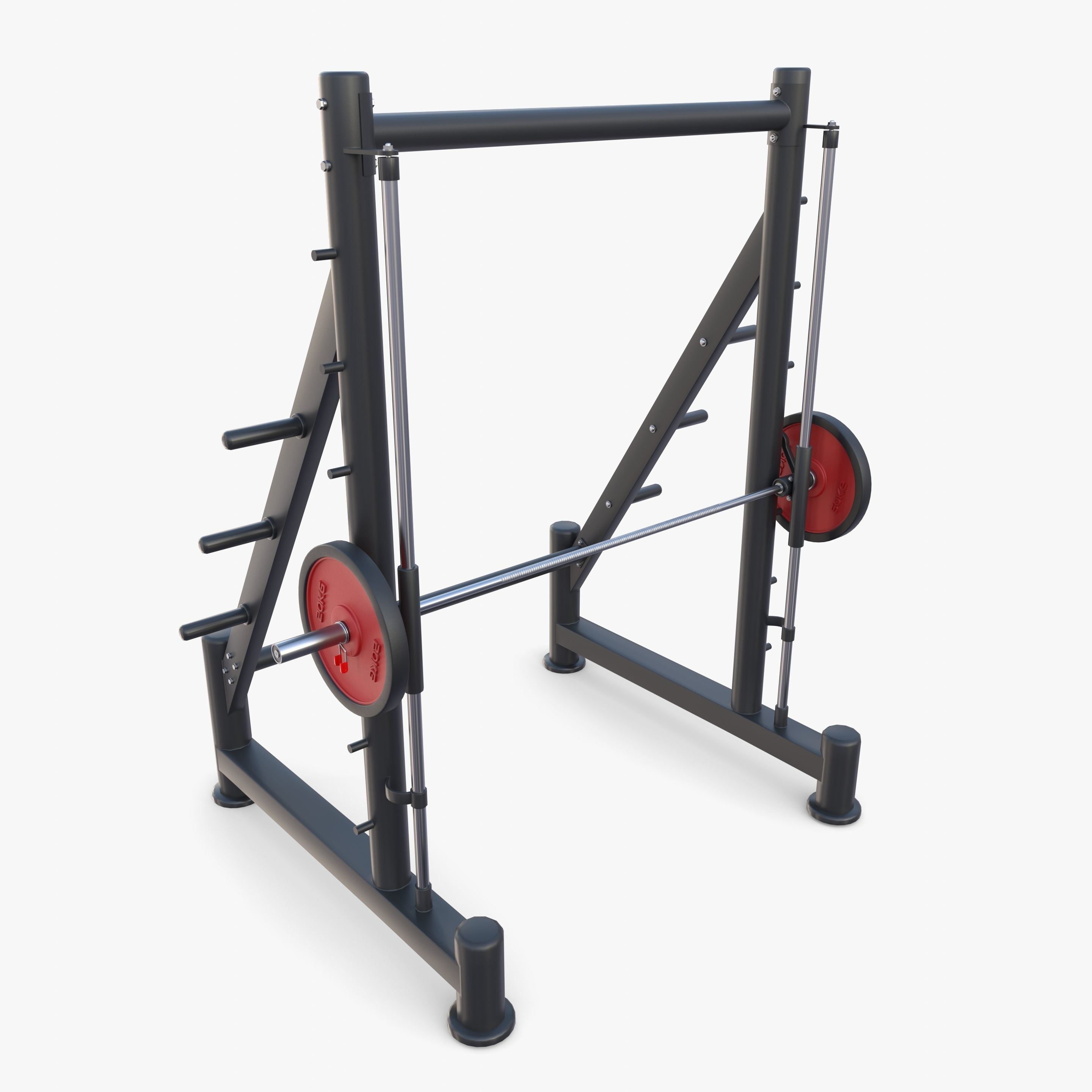 Smith machine 3D model_7