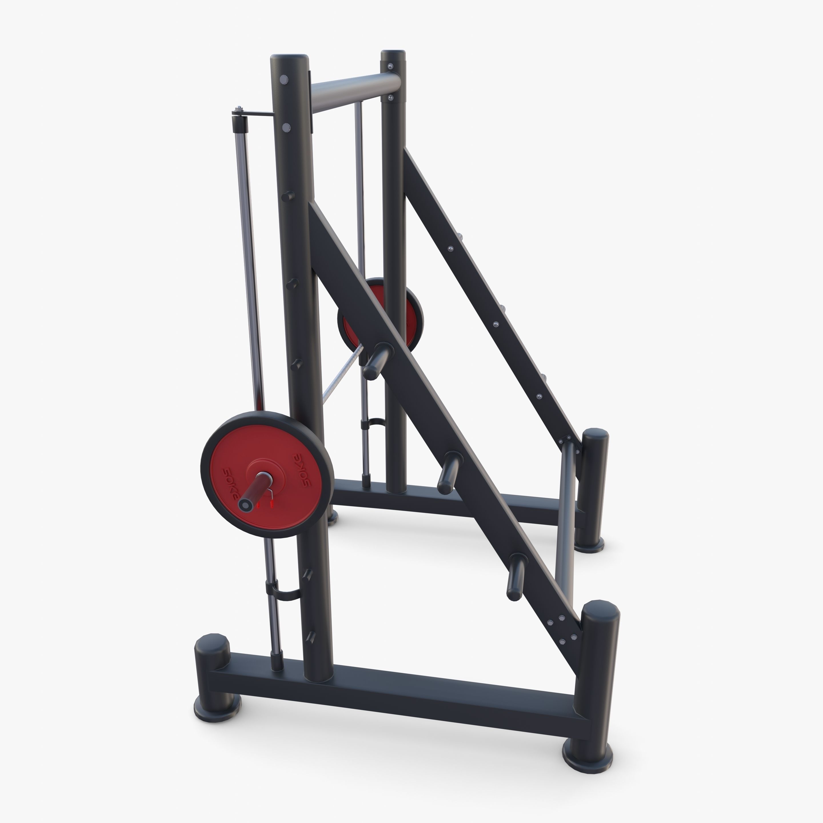 Smith machine 3D model_2