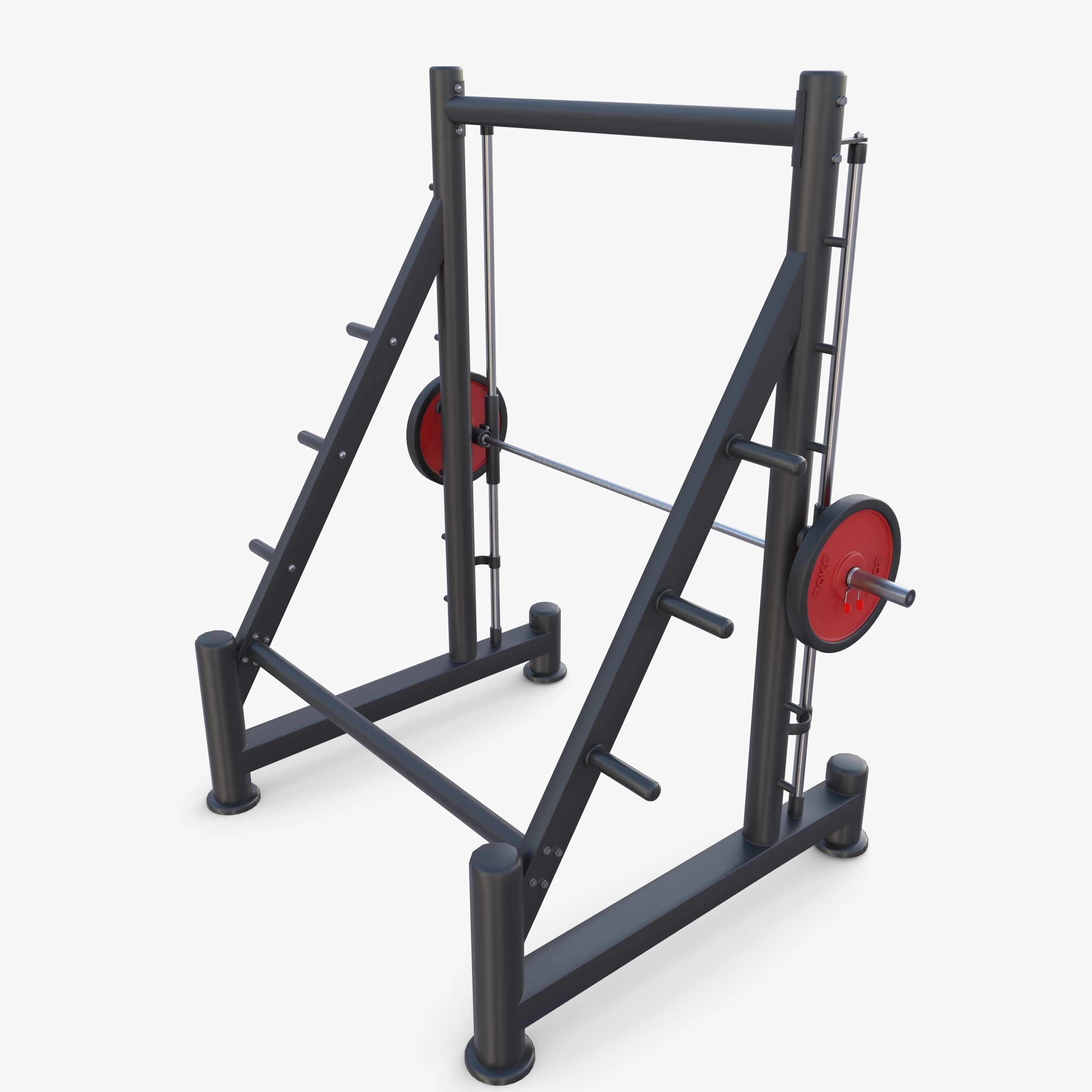 Smith machine 3D model_5