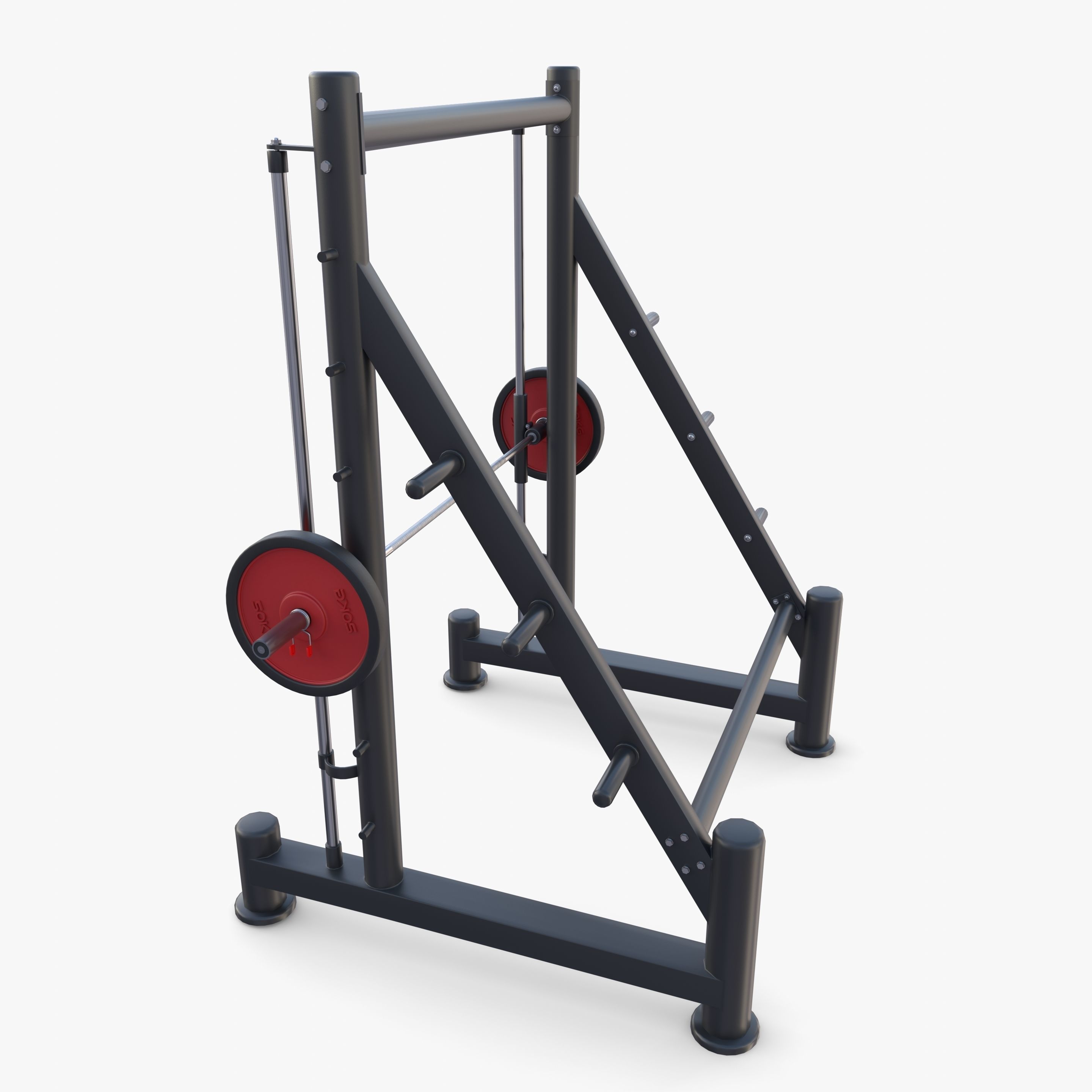 Smith machine 3D model_3