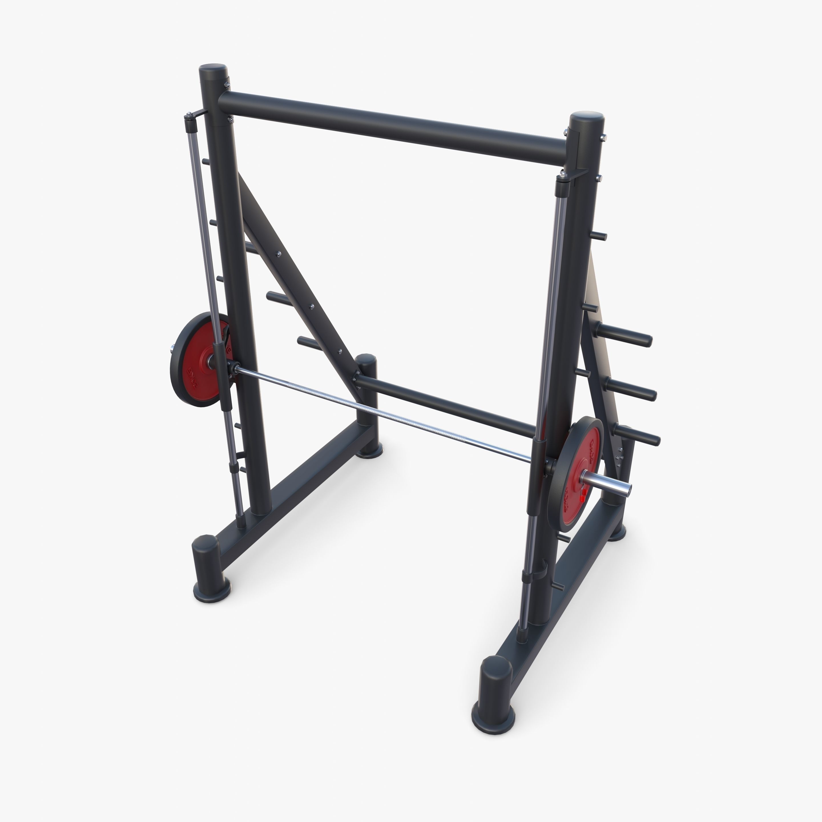 Smith machine 3D model_9