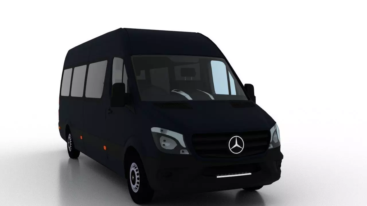 Mercedes Benz Sprinter L3H2 2015 Passenger UK 3D model