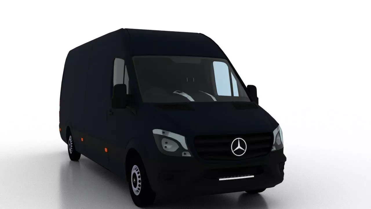 Mercedes Benz Sprinter L3H2 2015 Cargo UK 3D model