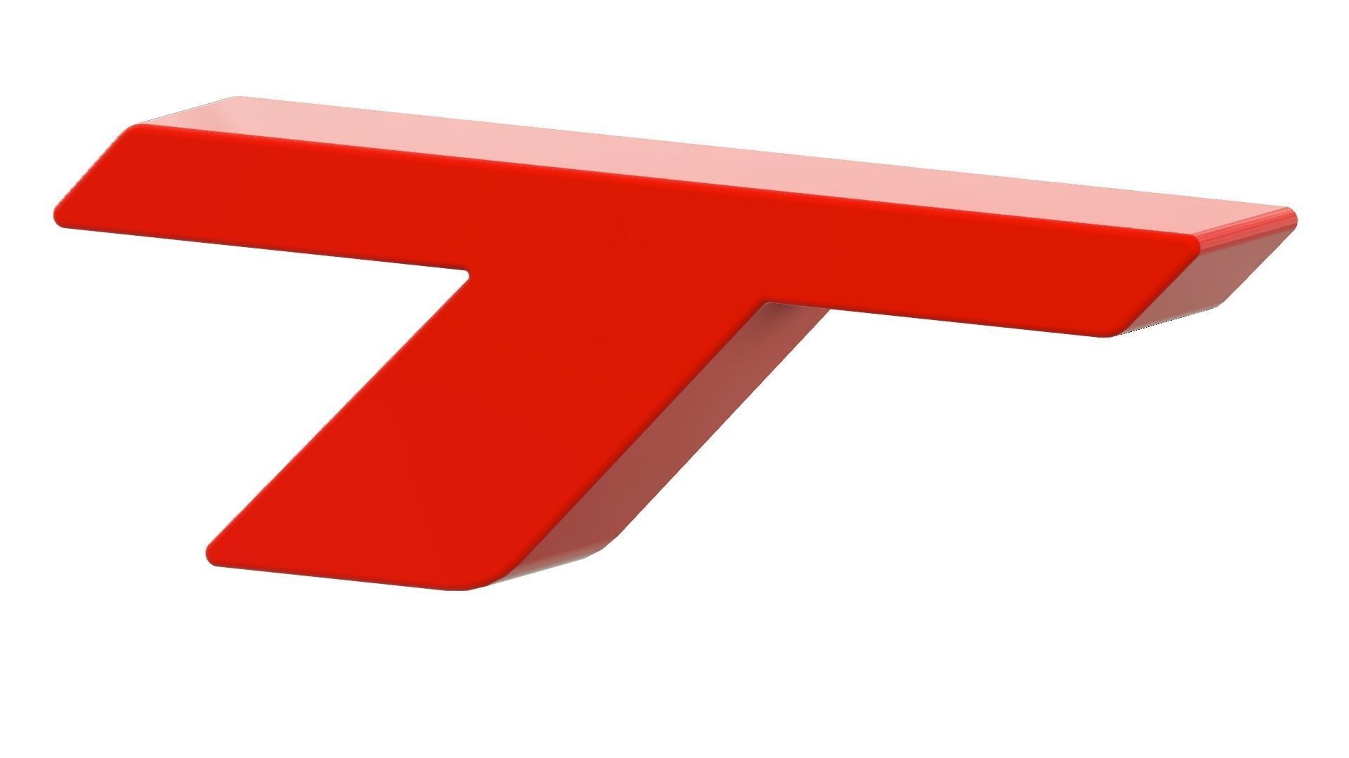 Dodge SRT Big Logo Two Version With Led 3D print model_17