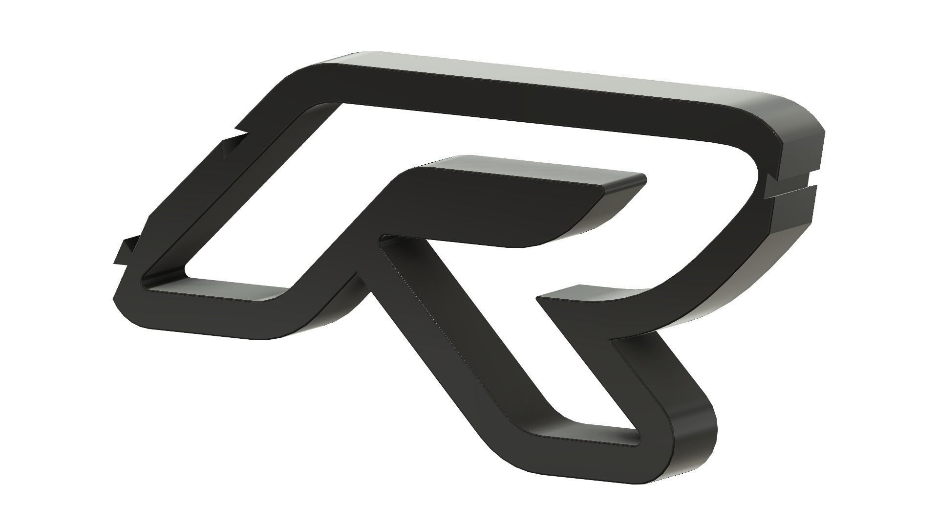 Dodge SRT Big Logo Two Version With Led 3D print model_2