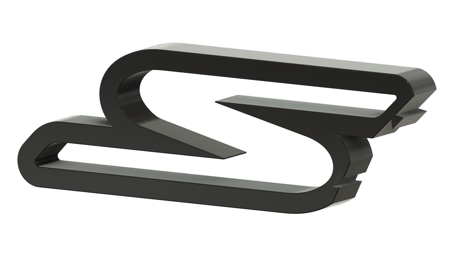 Dodge SRT Big Logo Two Version With Led 3D print model_4