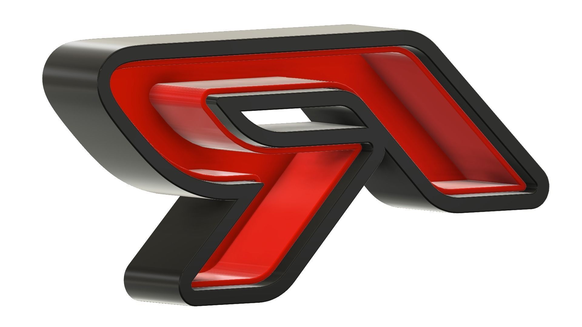 Dodge SRT Big Logo Two Version With Led 3D print model_19