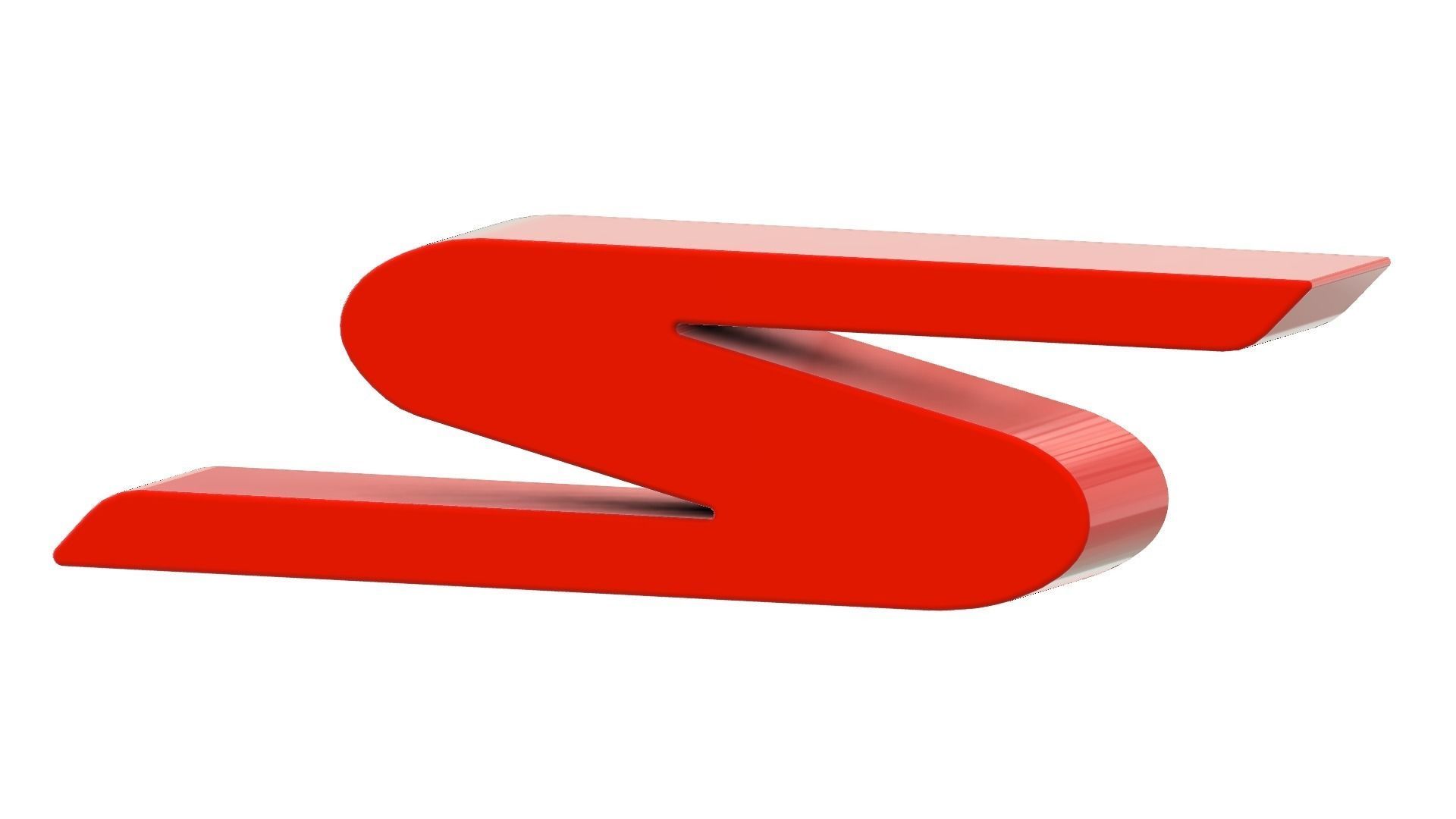 Dodge SRT Big Logo Two Version With Led 3D print model_16