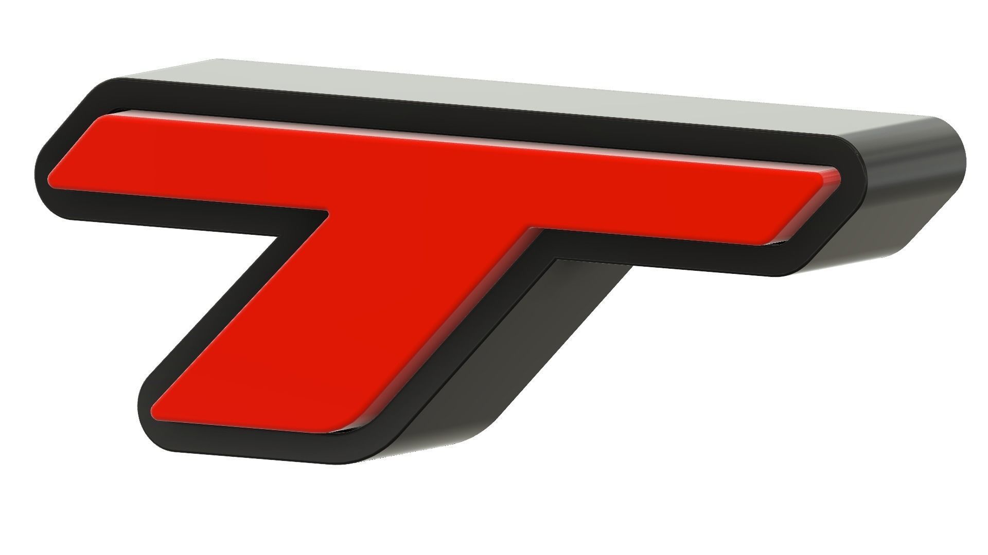 Dodge SRT Big Logo Two Version With Led 3D print model_22