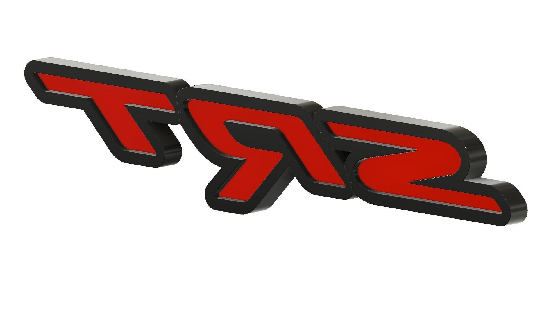 Dodge SRT Big Logo Two Version With Led 3D print model_20
