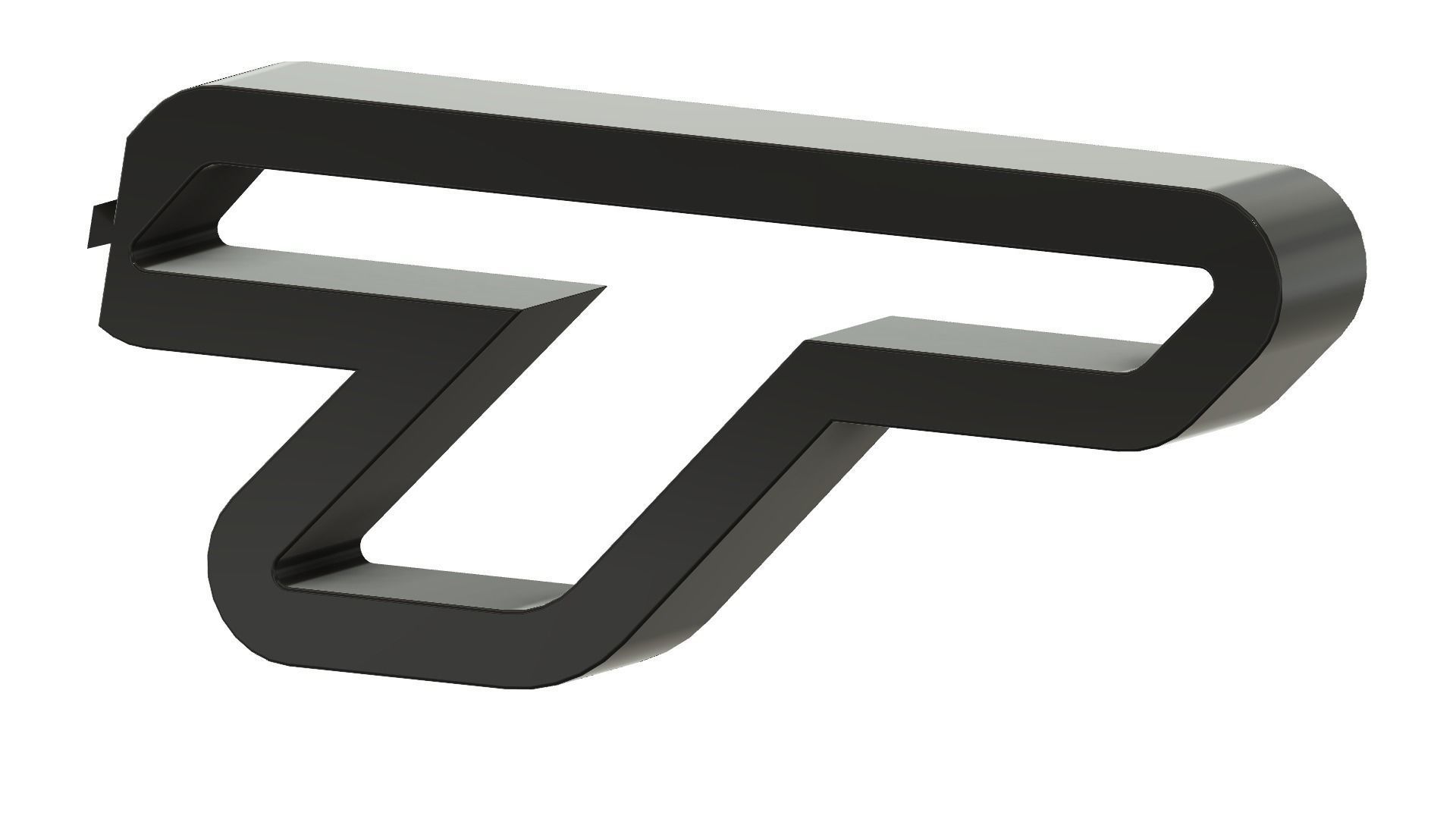 Dodge SRT Big Logo Two Version With Led 3D print model_7