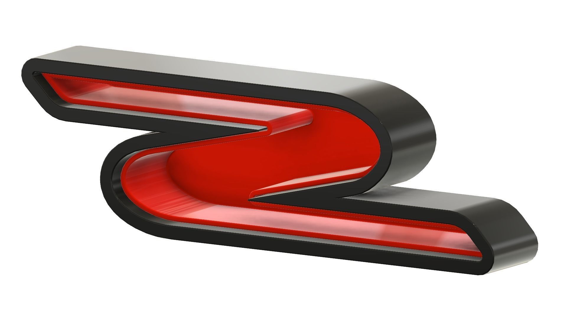 Dodge SRT Big Logo Two Version With Led 3D print model_21