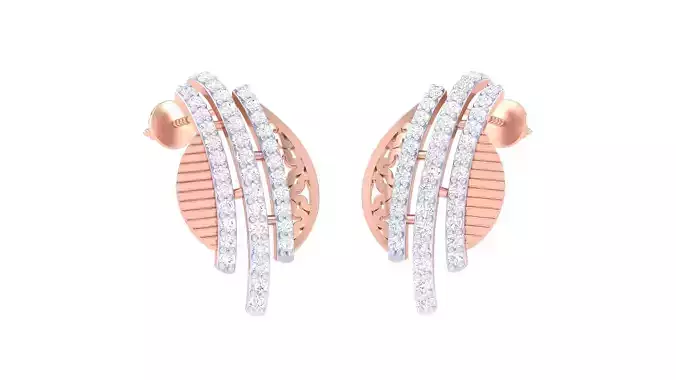 Women Earrings 3dm STL OBJ FBX Renders Details