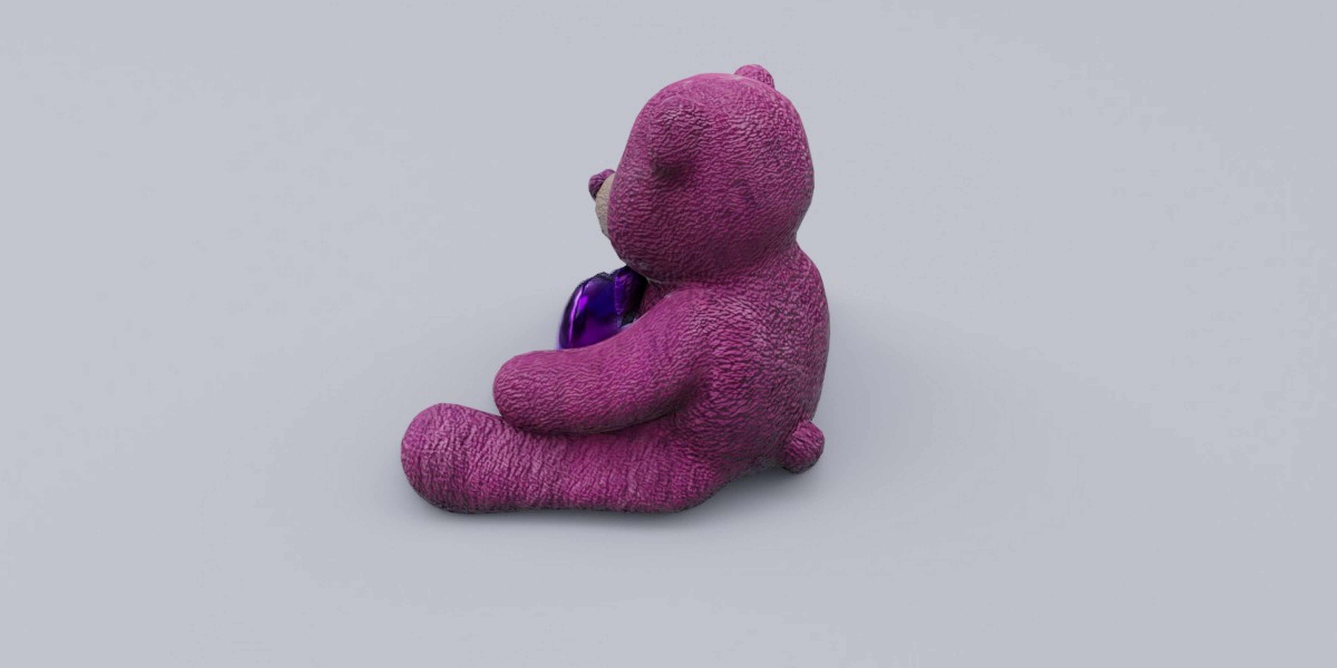 Valentine Bear 3D model_5
