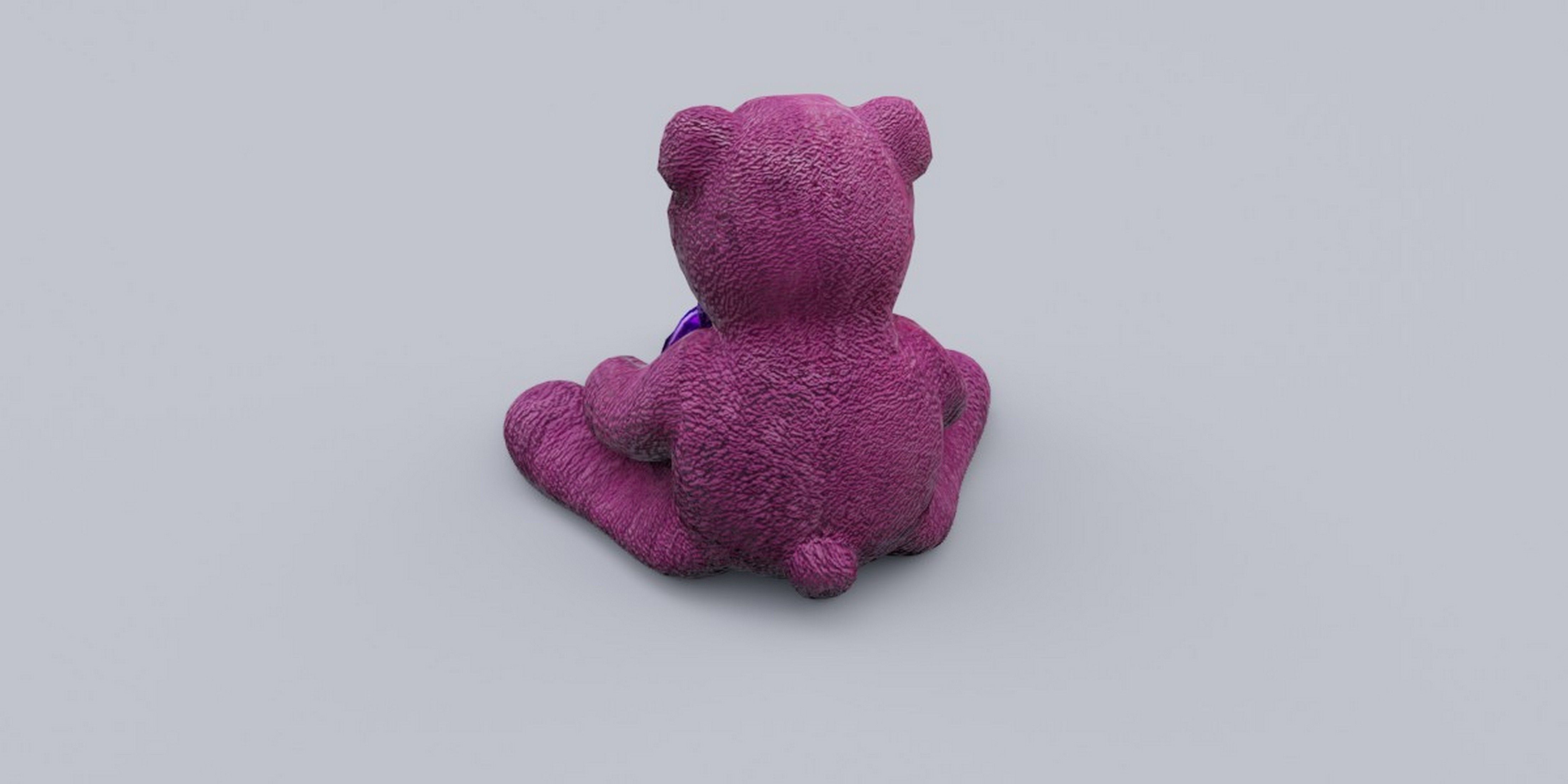 Valentine Bear 3D model_4