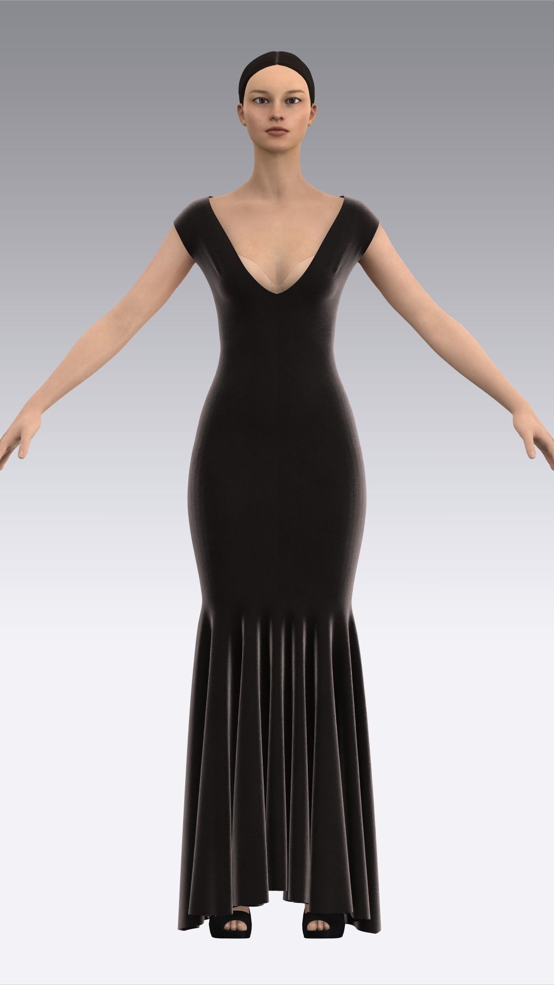 Dress Outfits MD CLO 3D ZPRJ ZPAC project files 3D model_22