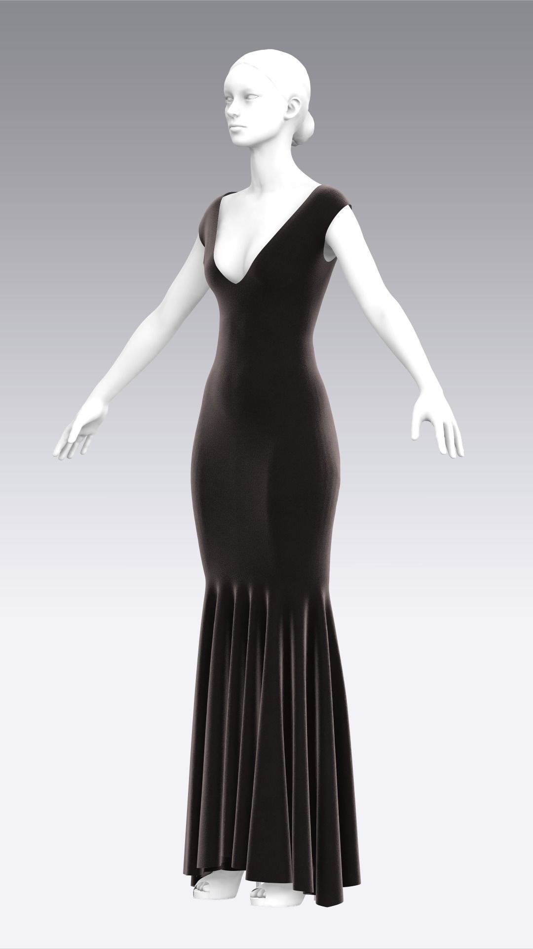 Dress Outfits MD CLO 3D ZPRJ ZPAC project files 3D model_23