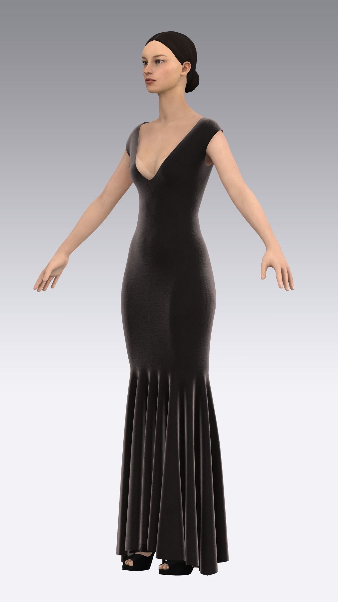 Dress Outfits MD CLO 3D ZPRJ ZPAC project files 3D model_31