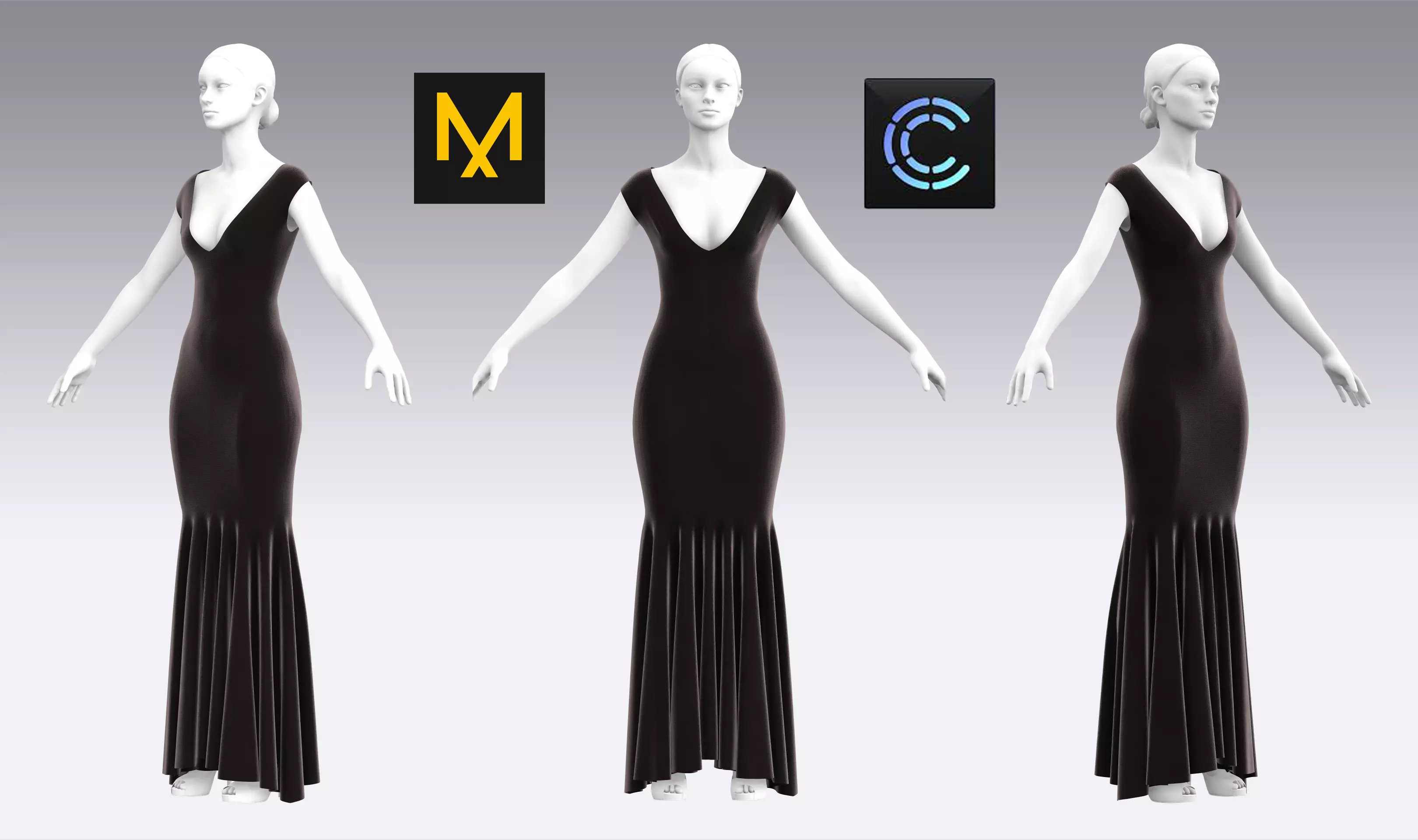 Dress Outfits MD CLO 3D ZPRJ ZPAC project files 3D model_0