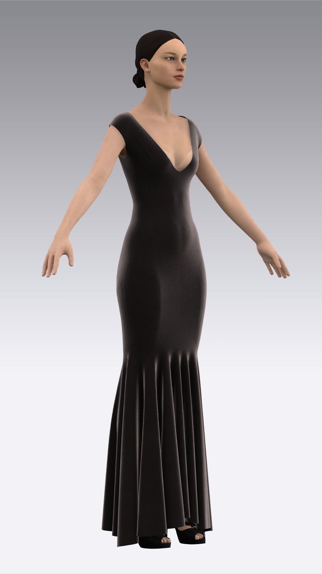 Dress Outfits MD CLO 3D ZPRJ ZPAC project files 3D model_27