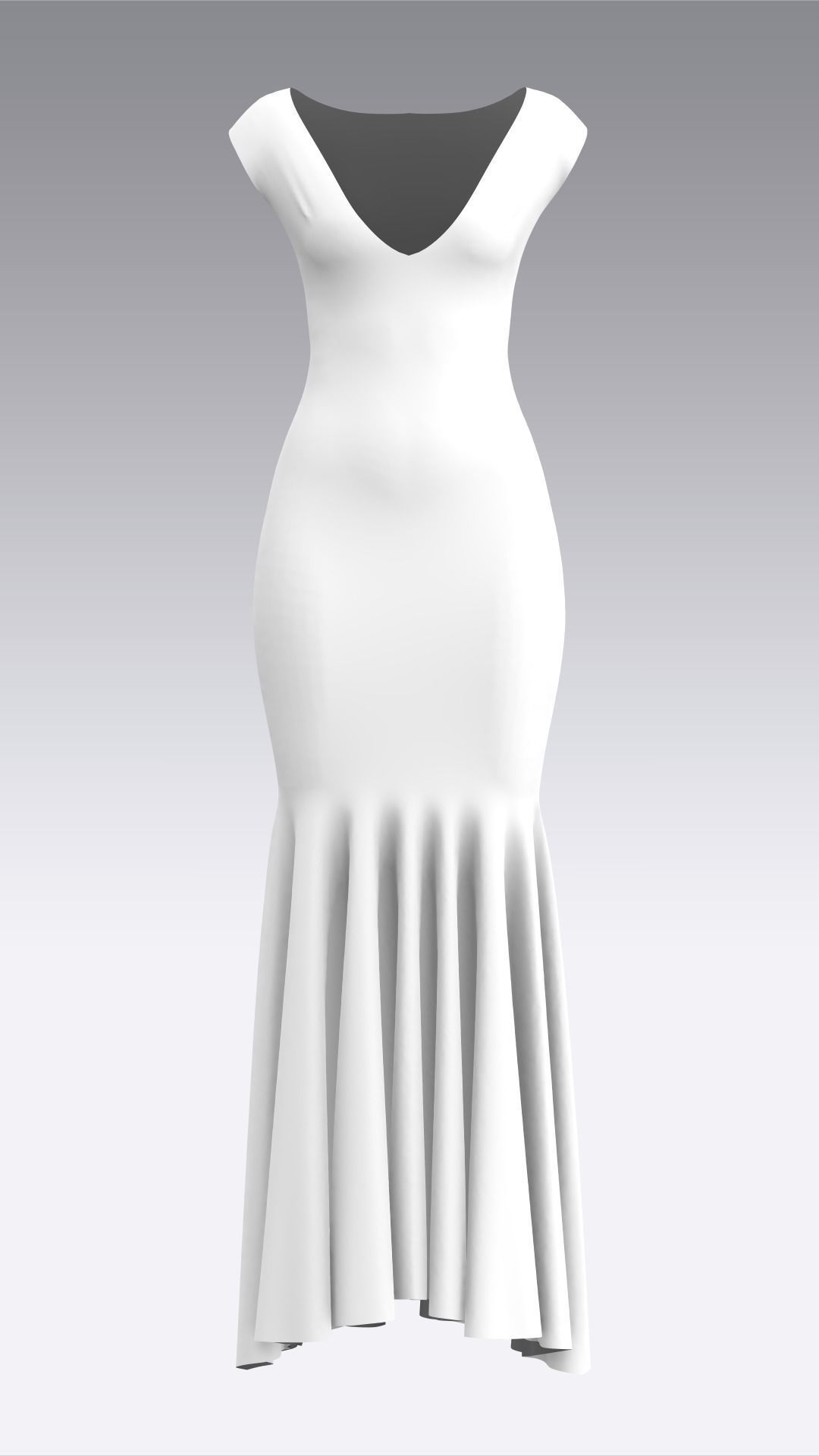 Dress Outfits MD CLO 3D ZPRJ ZPAC project files 3D model_12