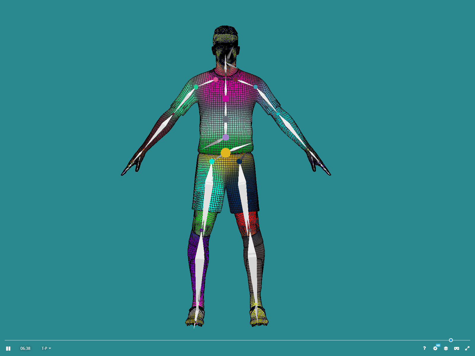 Cancelo Manchester City 3D model_4