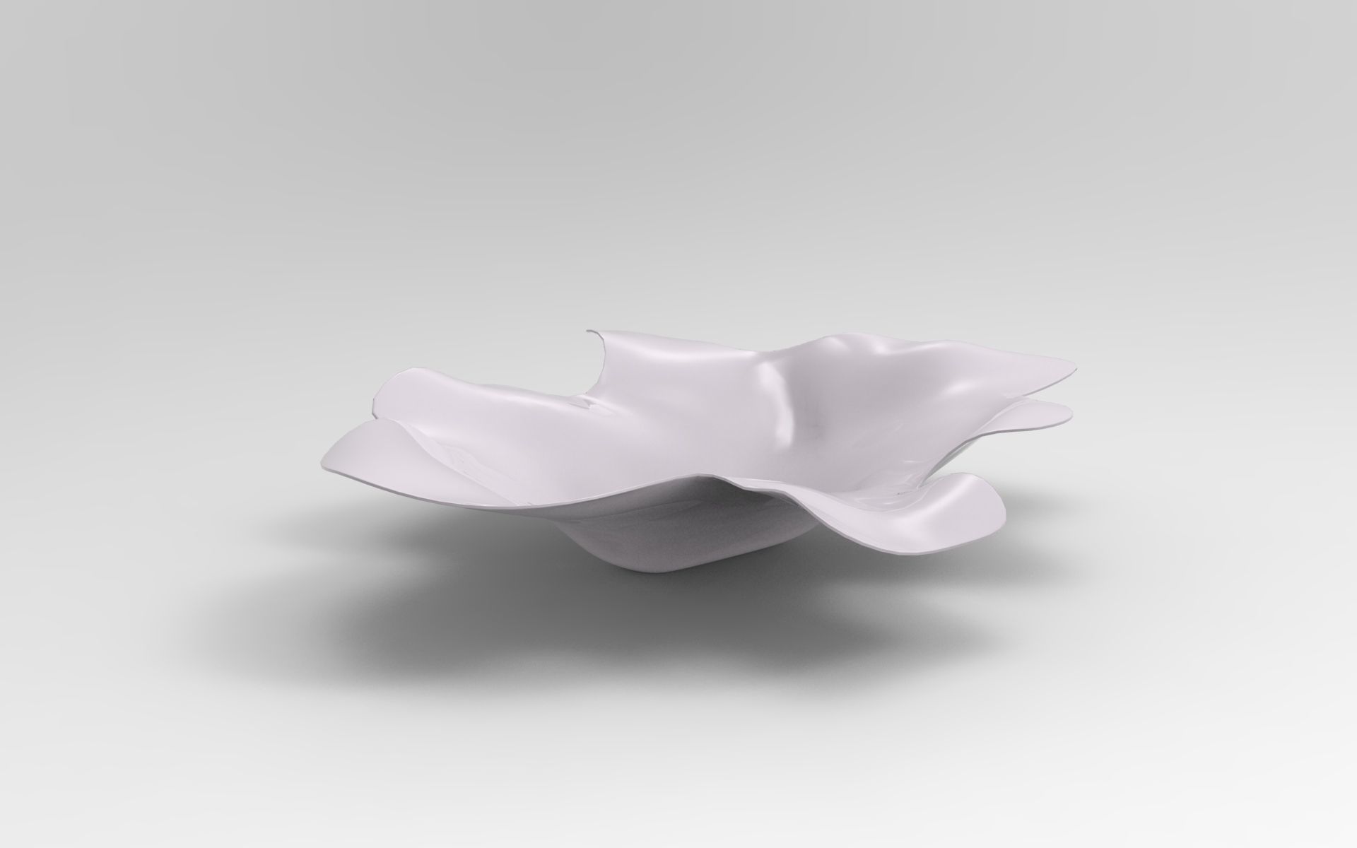 Sheet Vase Low-poly 3D model_2
