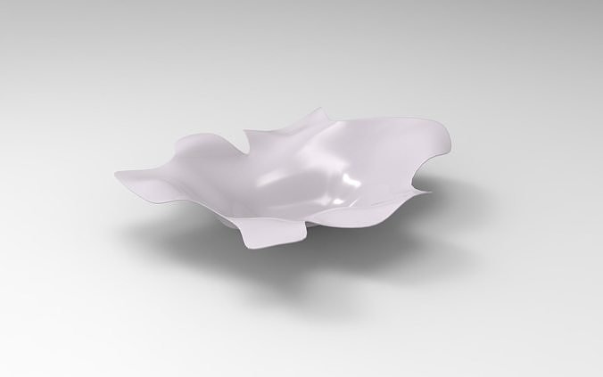 Sheet Vase Low-poly 3D model
