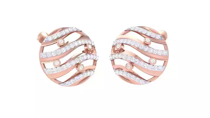 Women Earrings 3dm STL OBJ FBX Renders Details